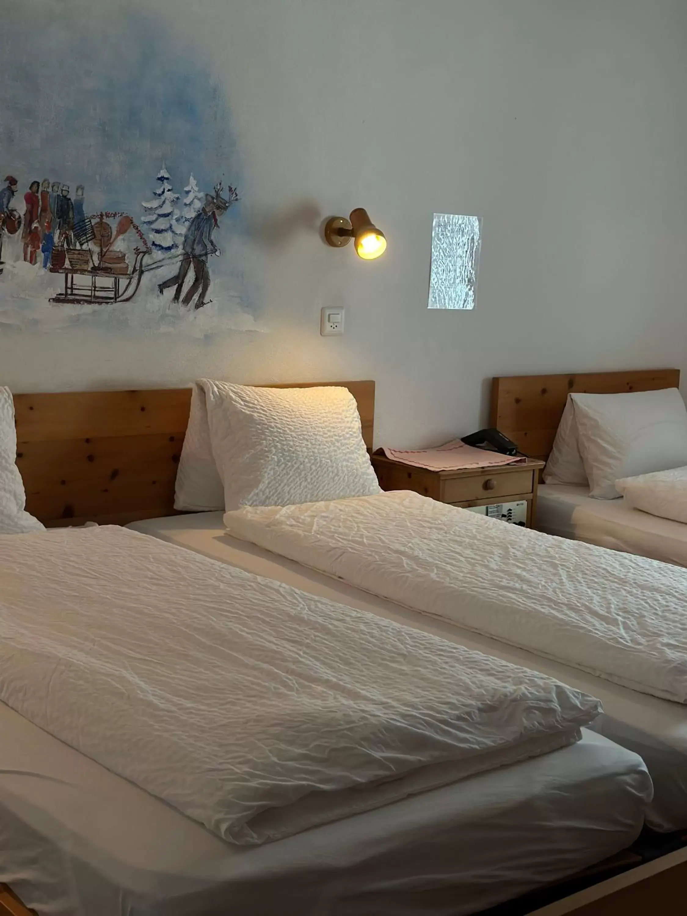 Bed in Hotel Acla Filli