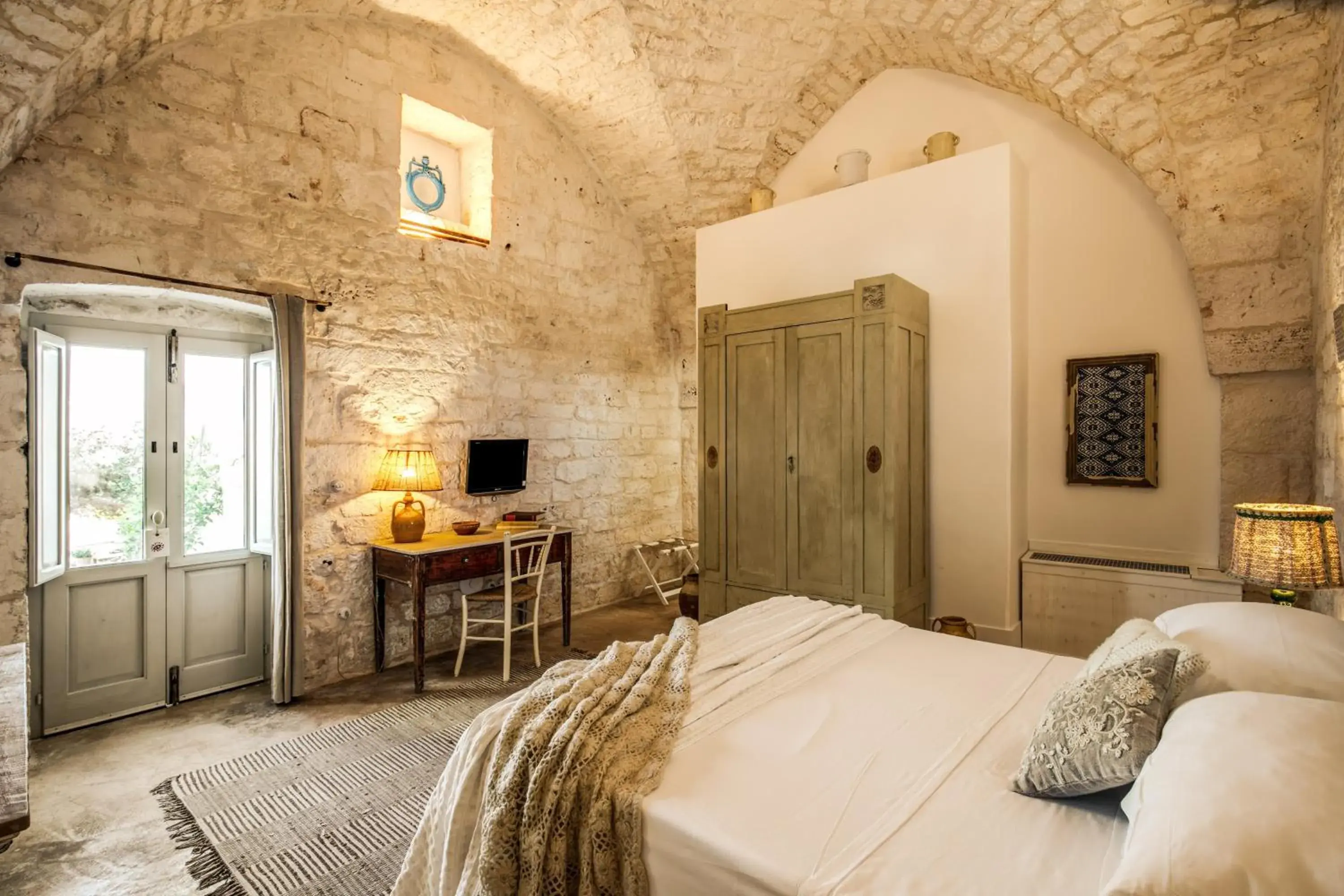 Bed in Masseria Cervarolo