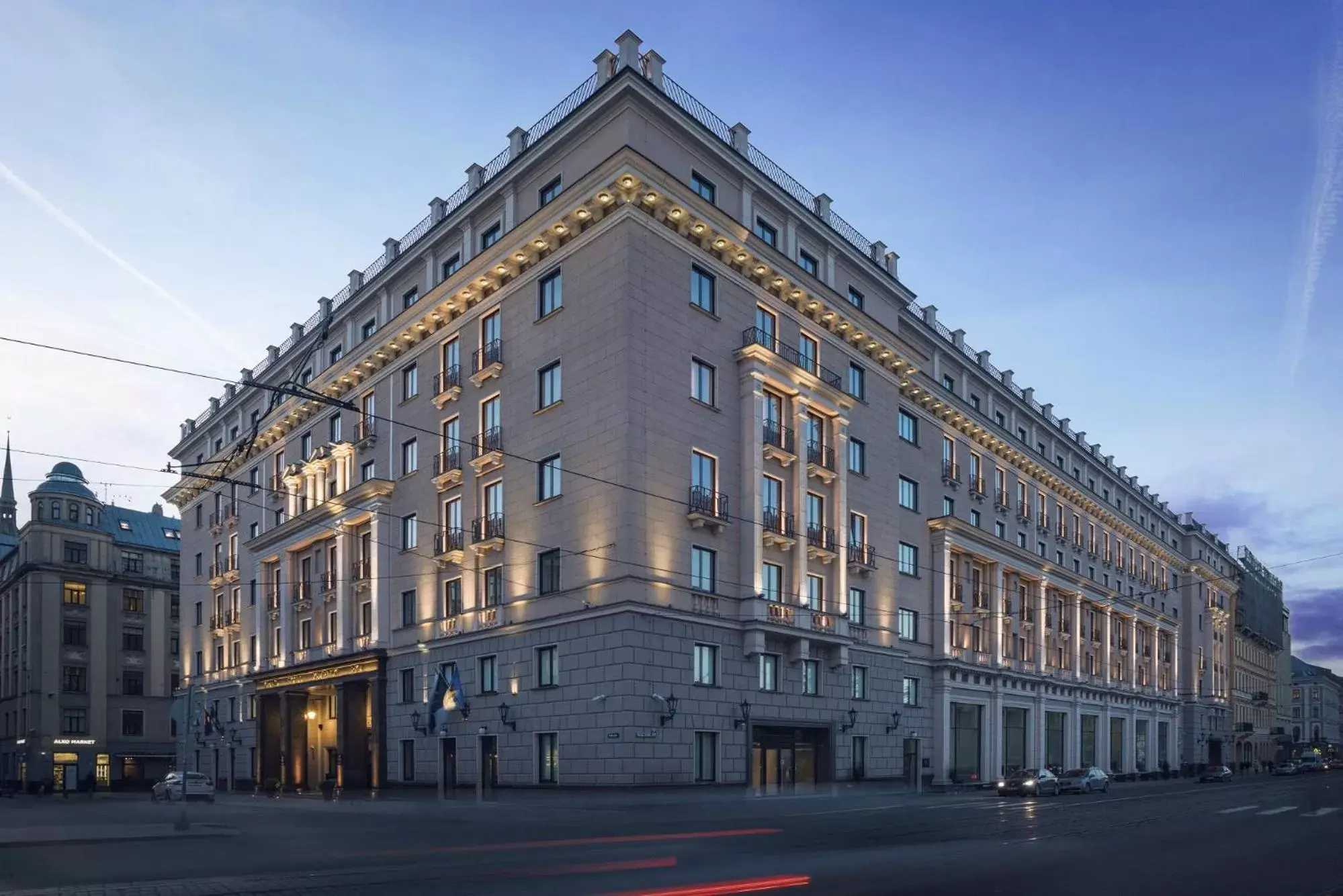 Facade/entrance, Property Building in Grand Hotel Kempinski Riga