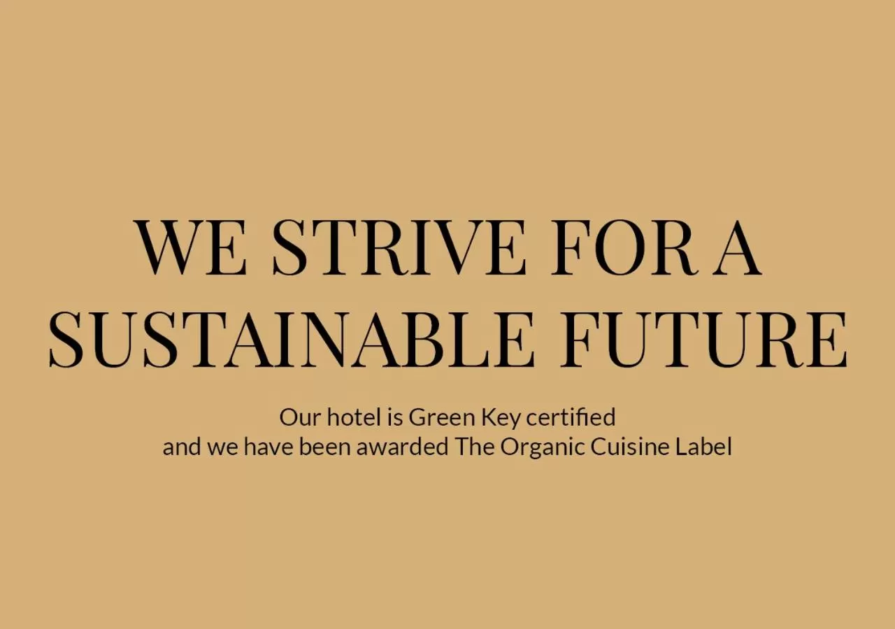 Text overlay in Aalborg Airport Hotel