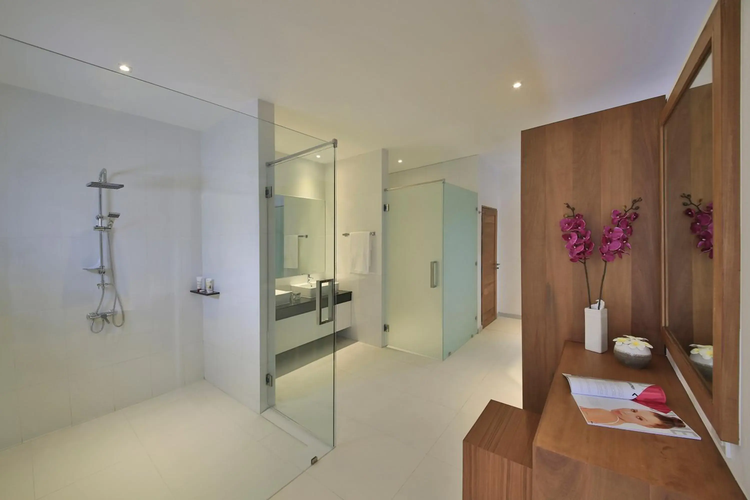 Shower, Bathroom in Samui Blue Orchid - Adult Only