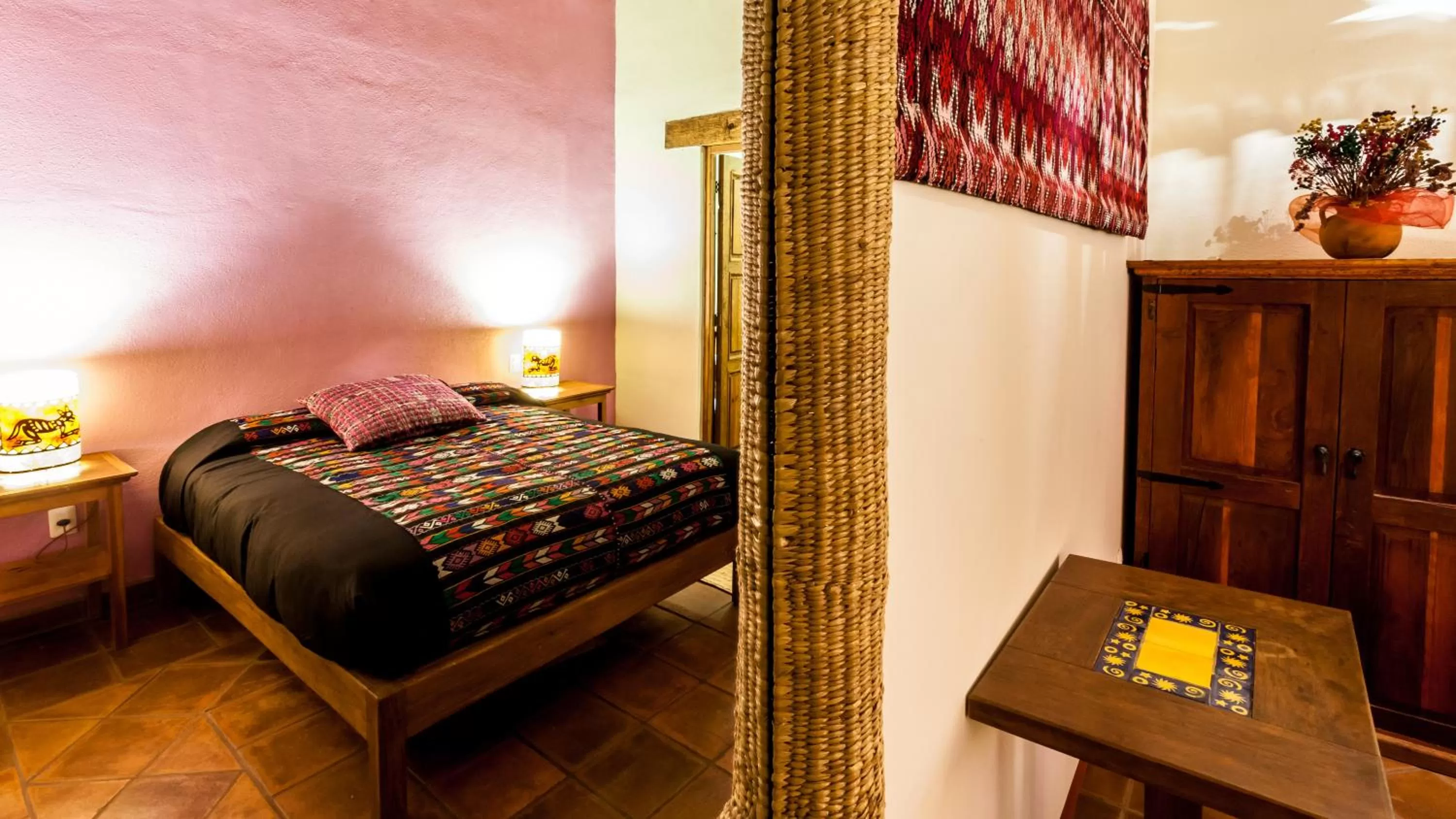 Bed in Posada Yolihuani