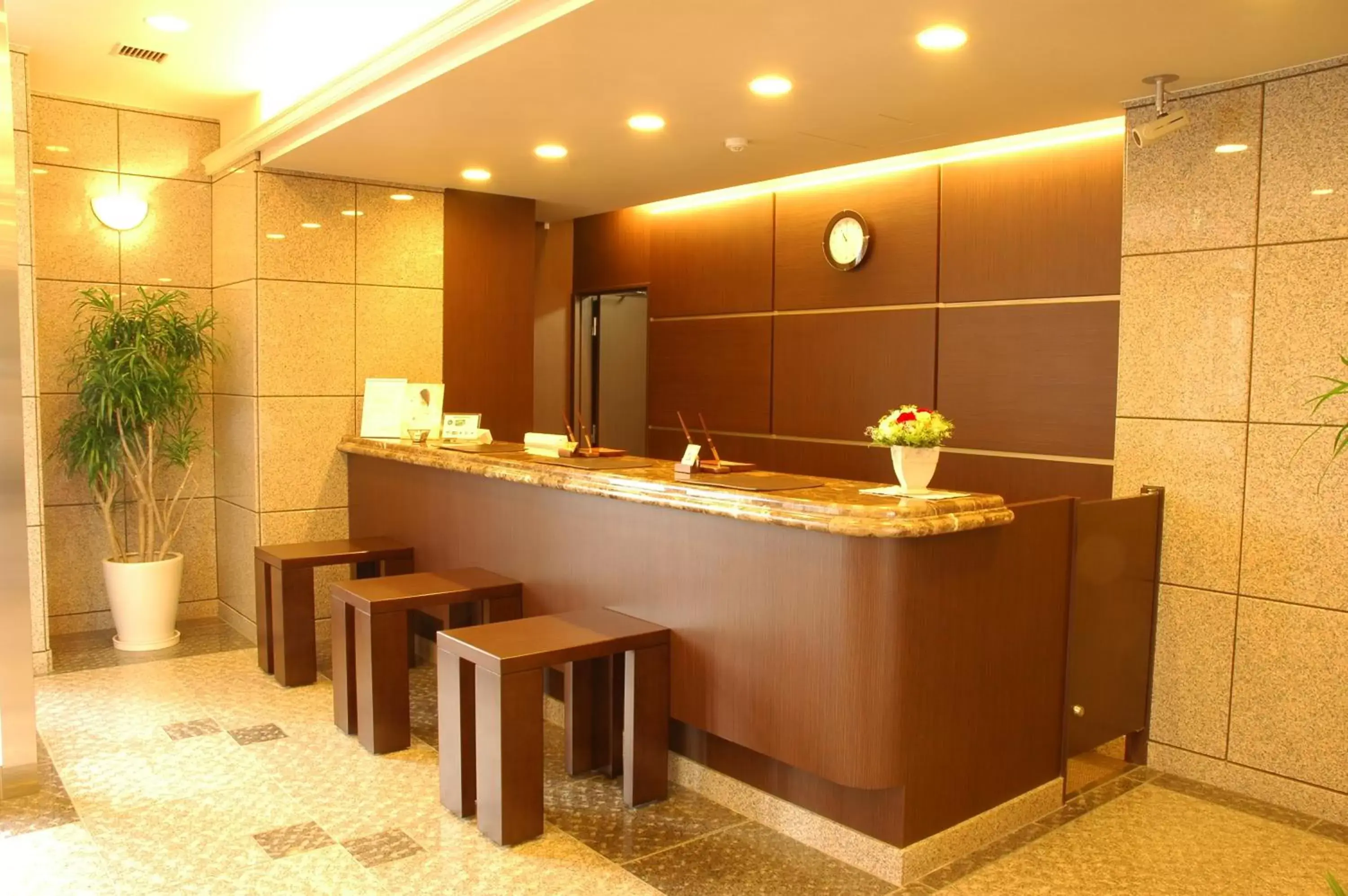 Lobby or reception, Lobby/Reception in Hotel Route-Inn Hirosaki Ekimae