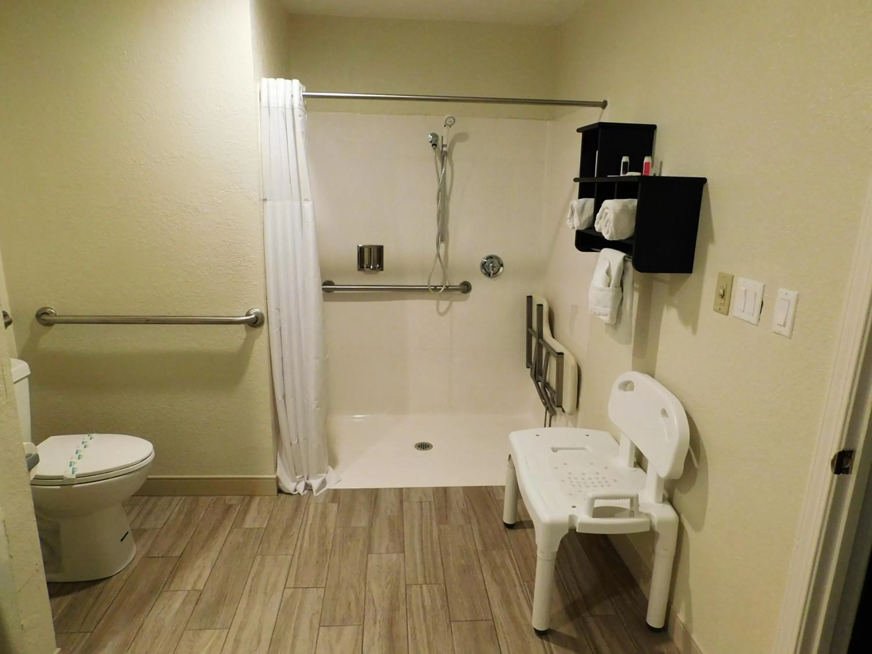 Shower in Travelodge by Wyndham Angels Camp CA