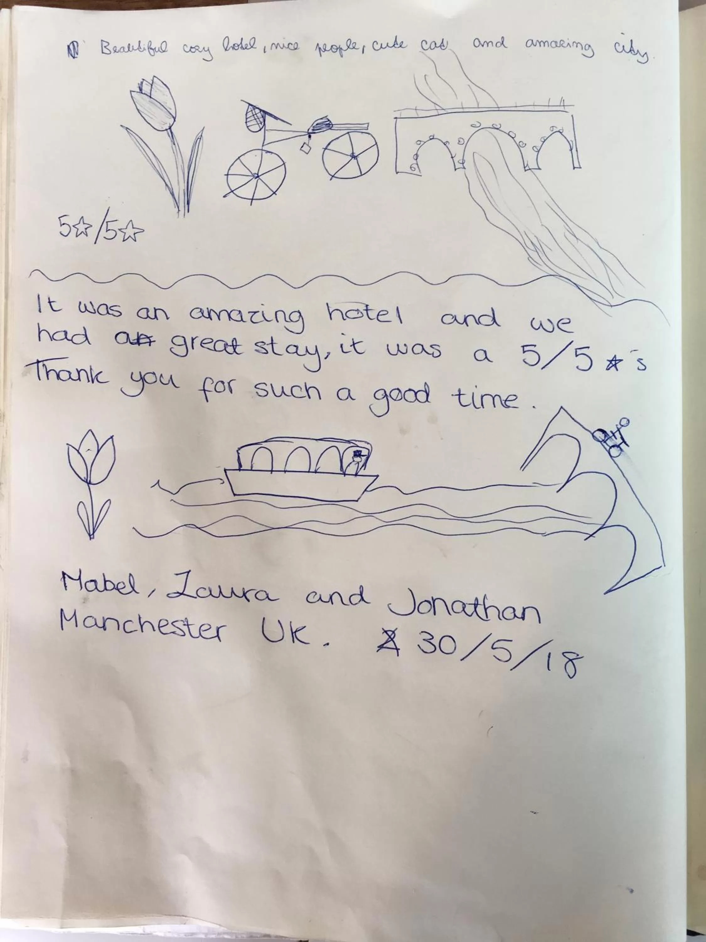 Off site in Hotel Mosaic City Centre