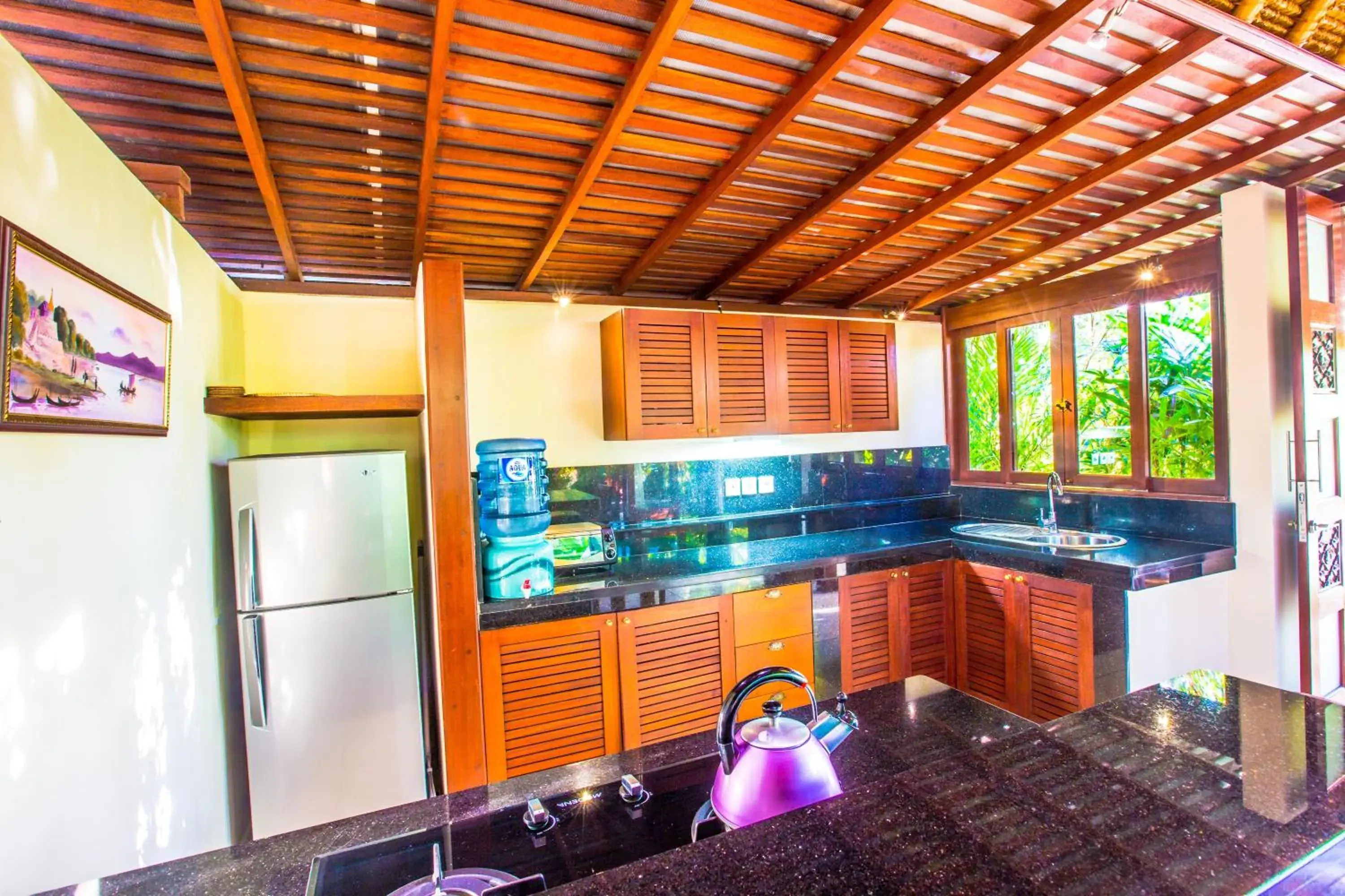 Coffee/tea facilities, Kitchen/Kitchenette in Bali Harmony Villa