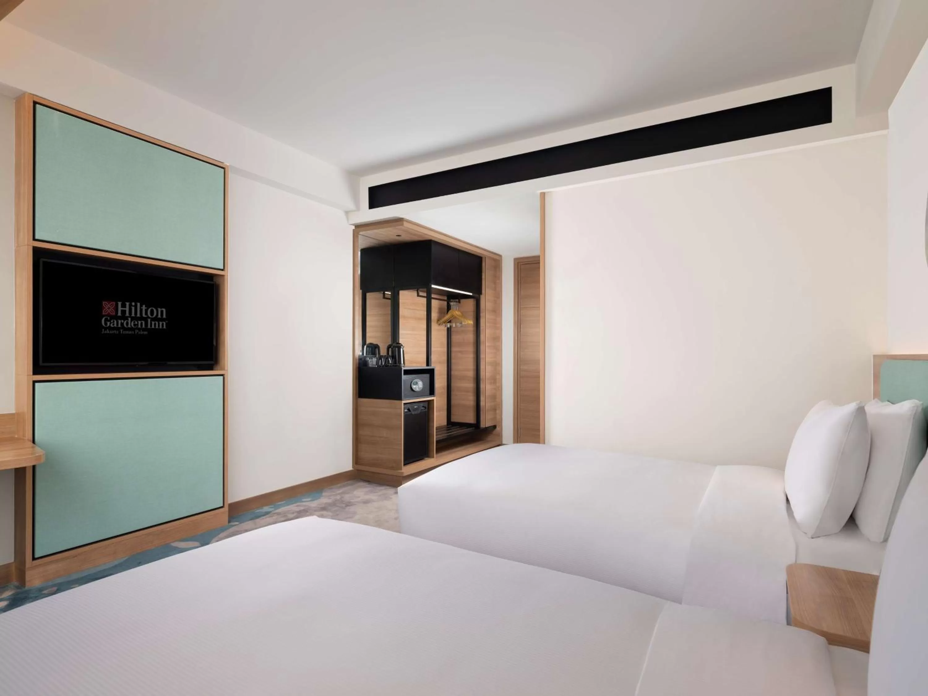 Bed in Hilton Garden Inn Jakarta Taman Palem