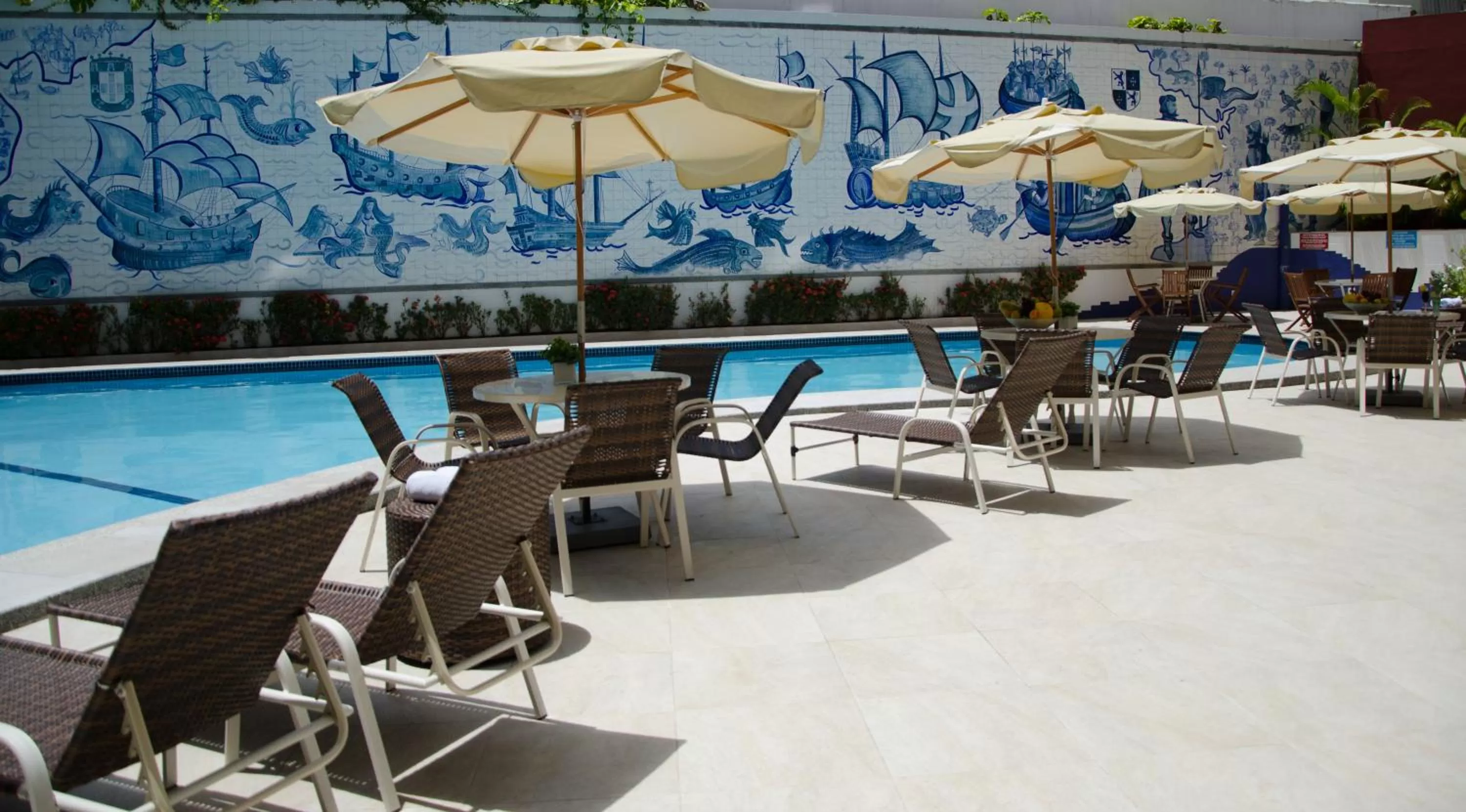 Swimming pool in Grande Hotel da Barra
