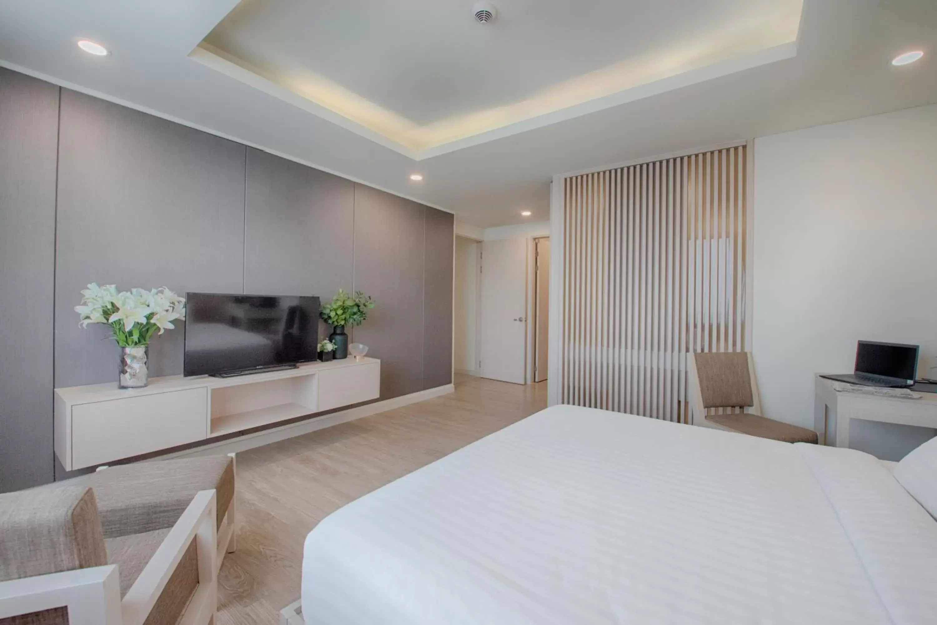 Bed in GRANFERTE Phnom Penh Hotel Bed in GRANFERTE Phnom Penh Hotel