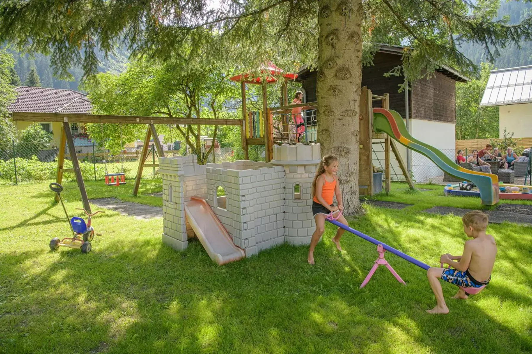 Children play ground, Children's Play Area in Residenz Gruber, Hotel & Appartments