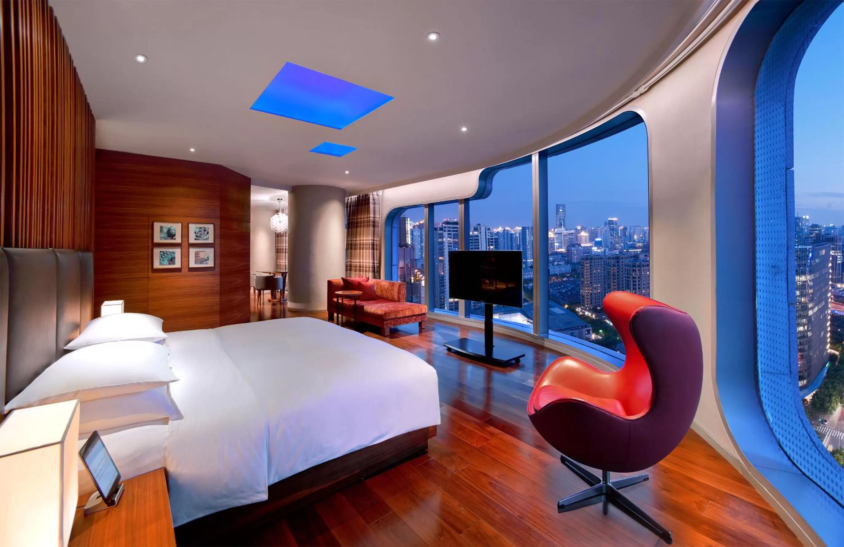Bed in Andaz Xintiandi, Shanghai, By Hyatt