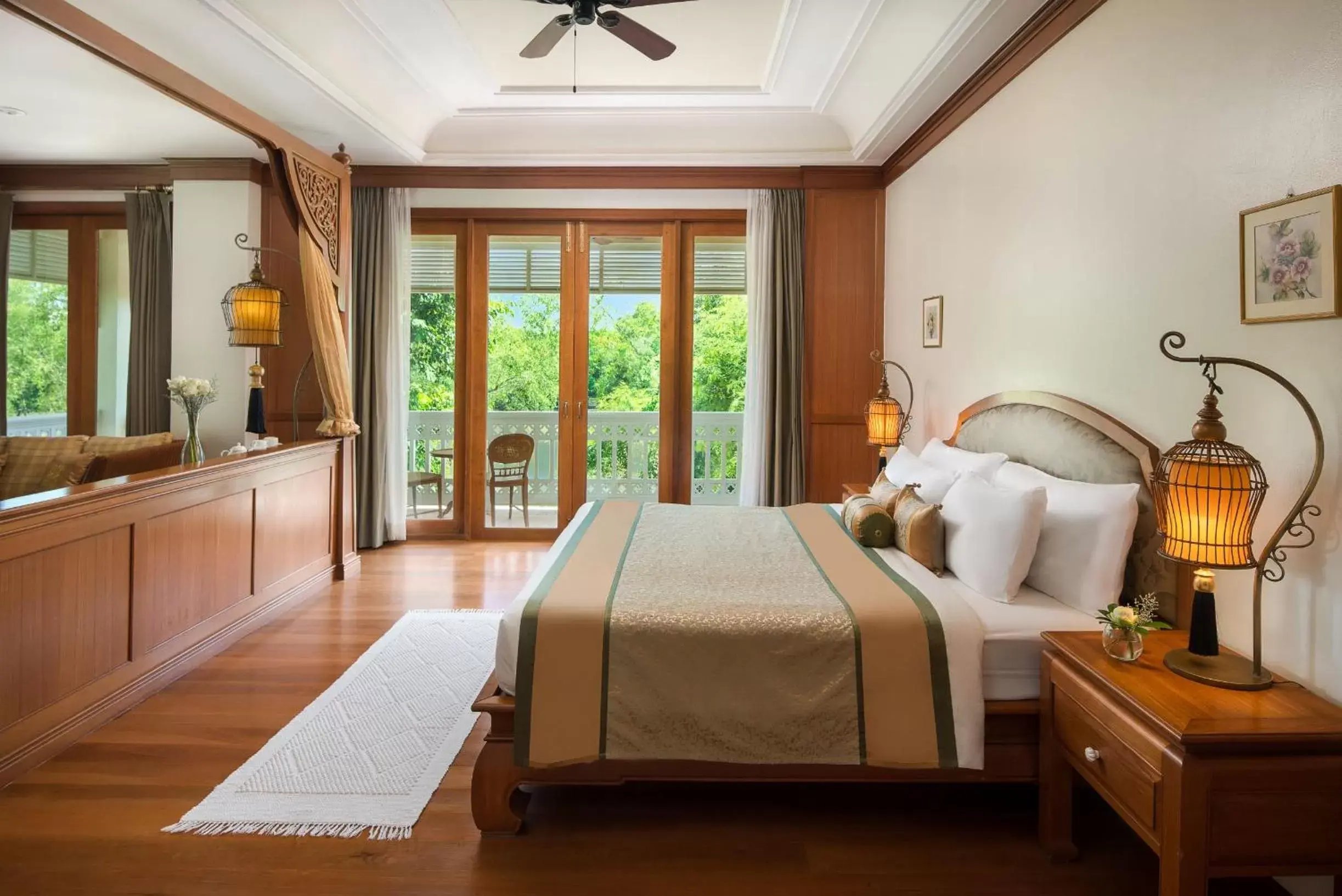 Bed in Dheva Mantra Resort Bed in Dheva Mantra Resort