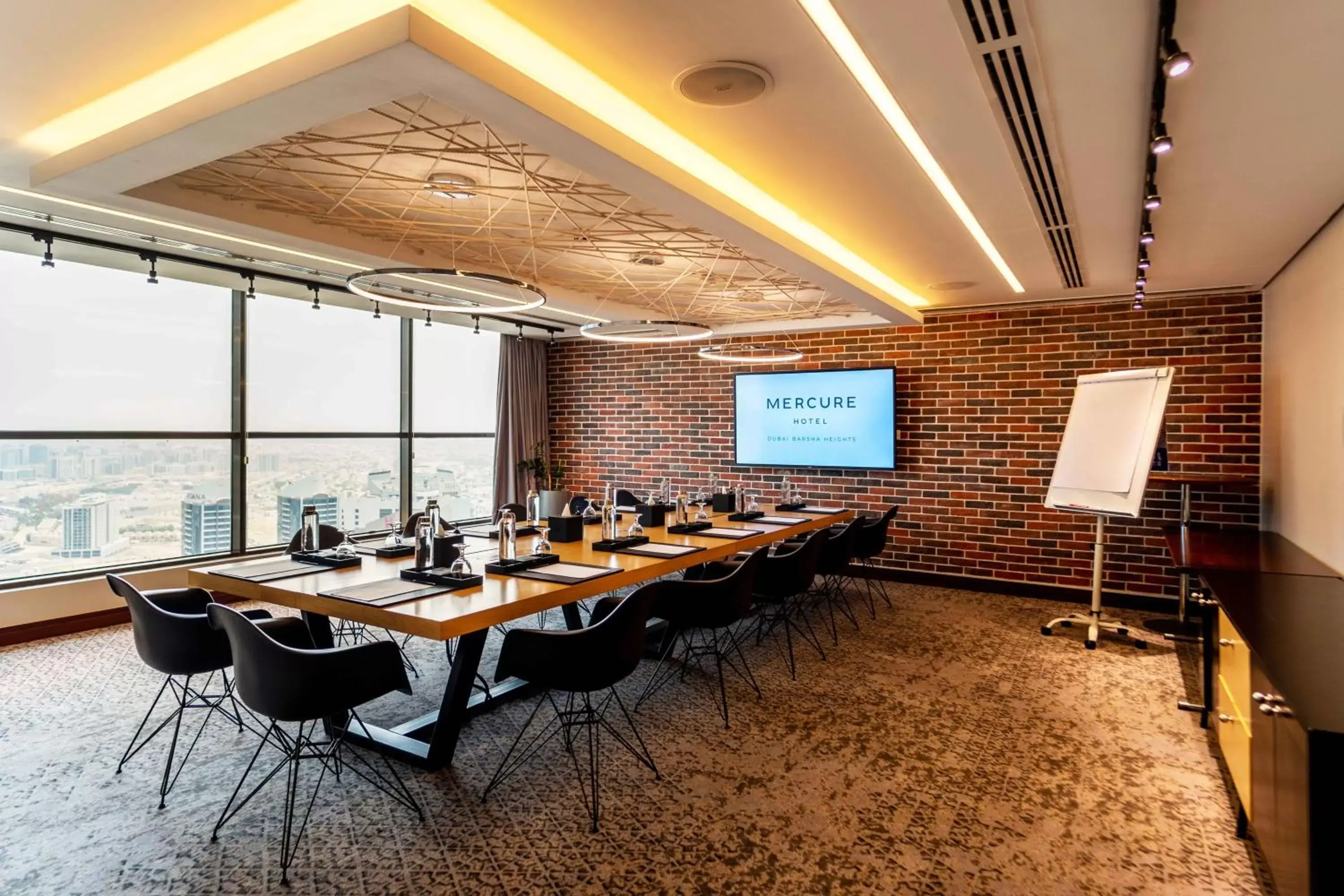 Meeting/conference room, Business Area/Conference Room in Mercure Dubai Barsha Heights Hotel Suites