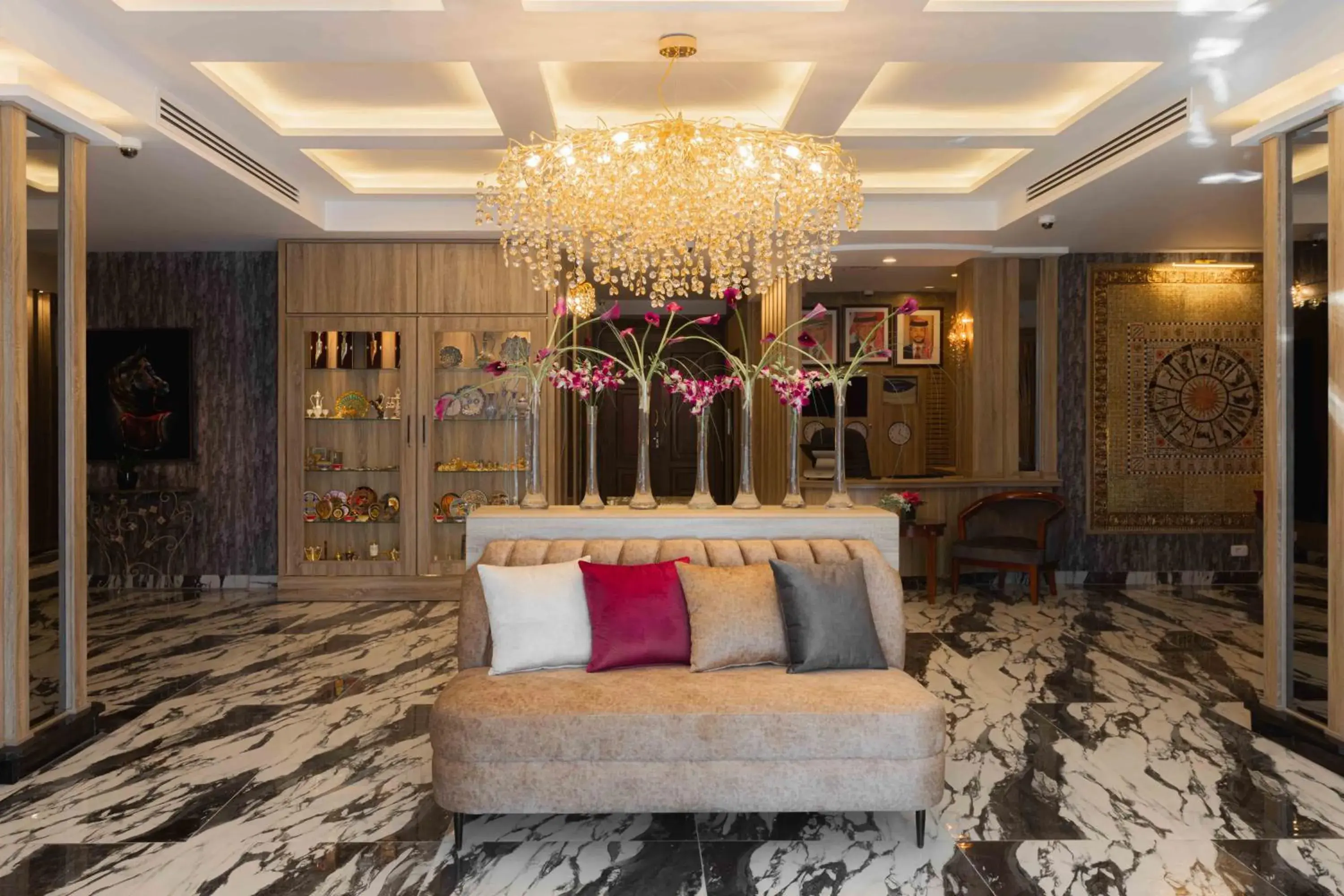 Lobby or reception in Amman Inn Boutique Hotel