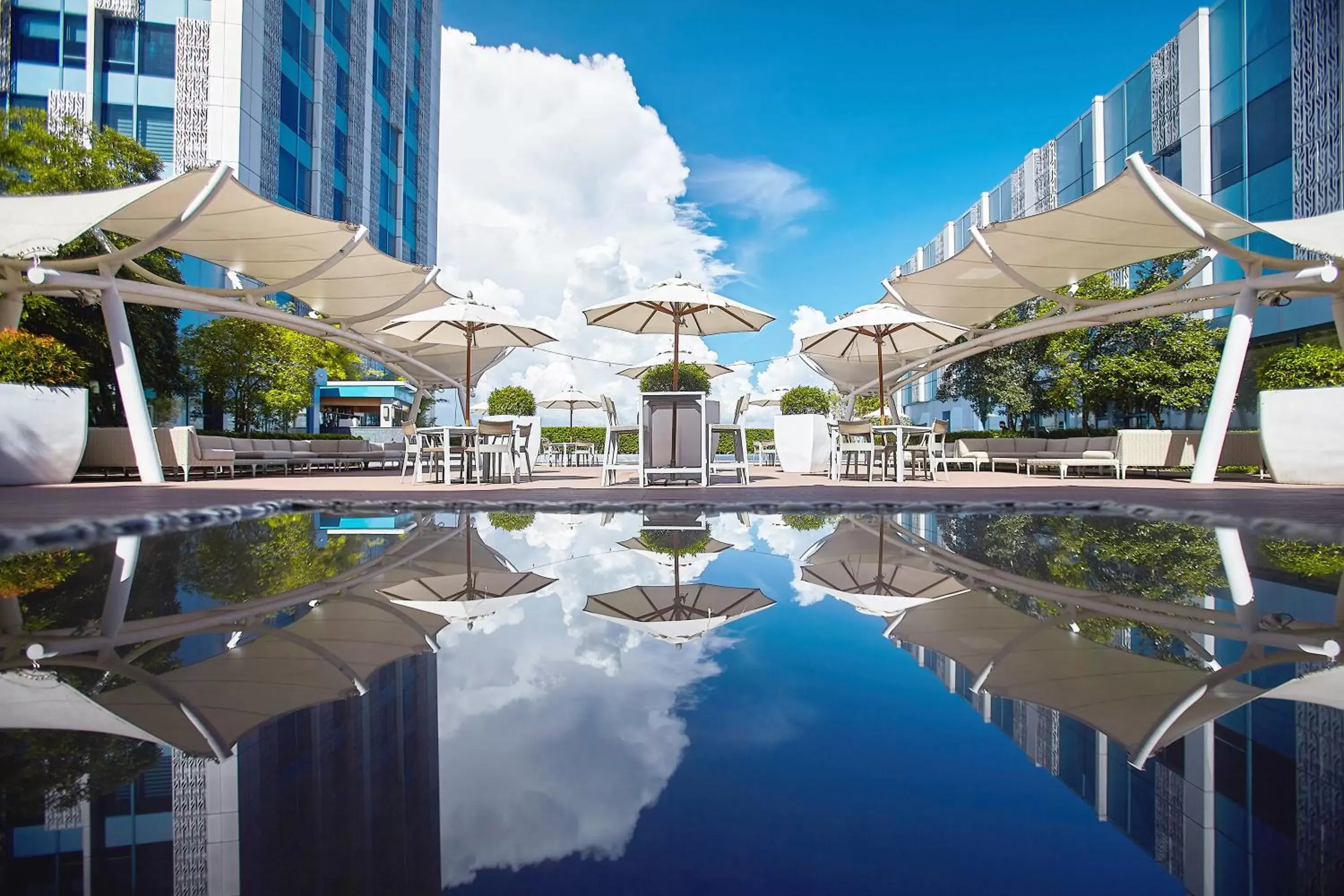 Swimming Pool in Crimson Hotel Filinvest City, Manila