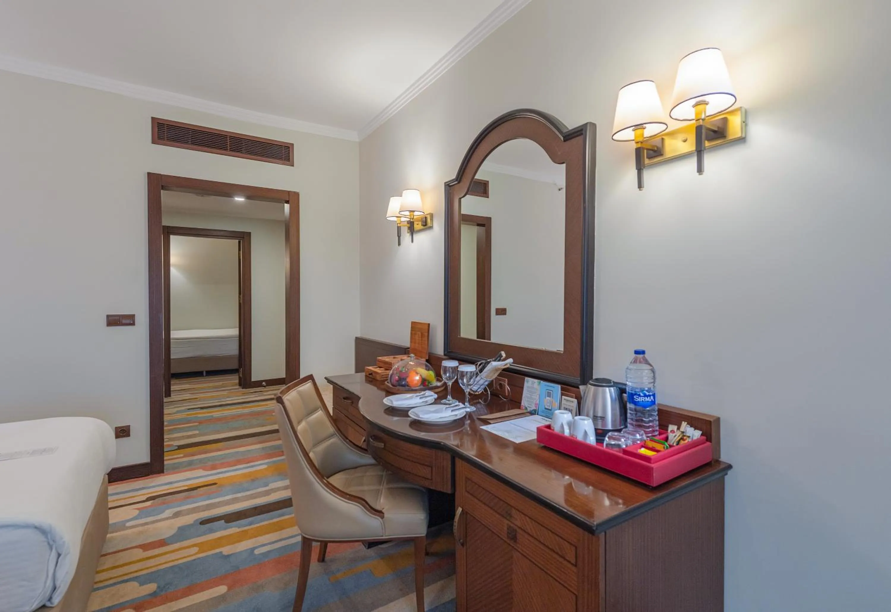 Bedroom in Megasaray Westbeach Antalya