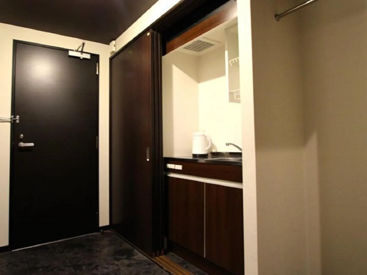 Kitchen or kitchenette in HOTEL LiVEMAX BUDGET Esaka