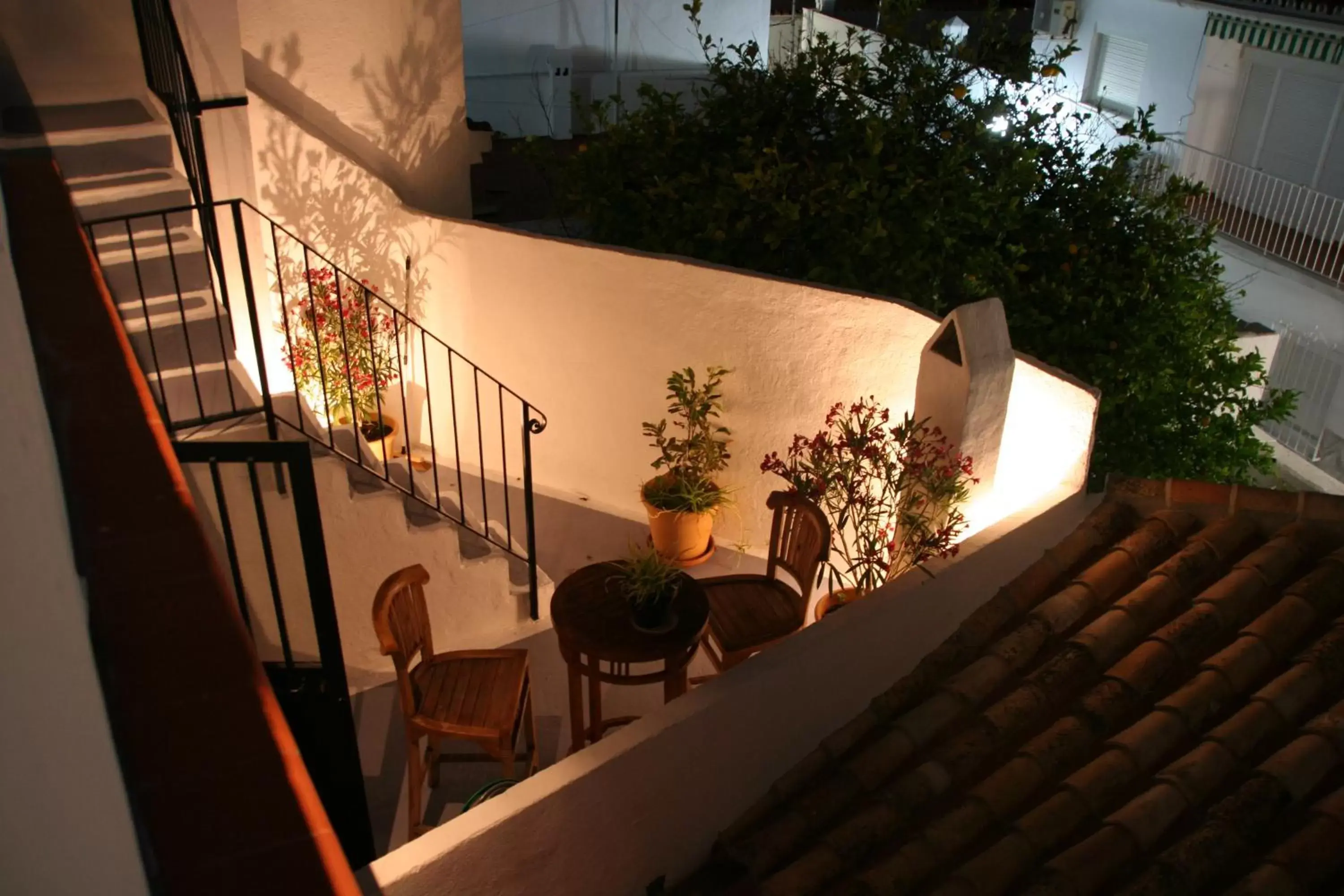 Garden, Balcony/Terrace in La Posada del Angel