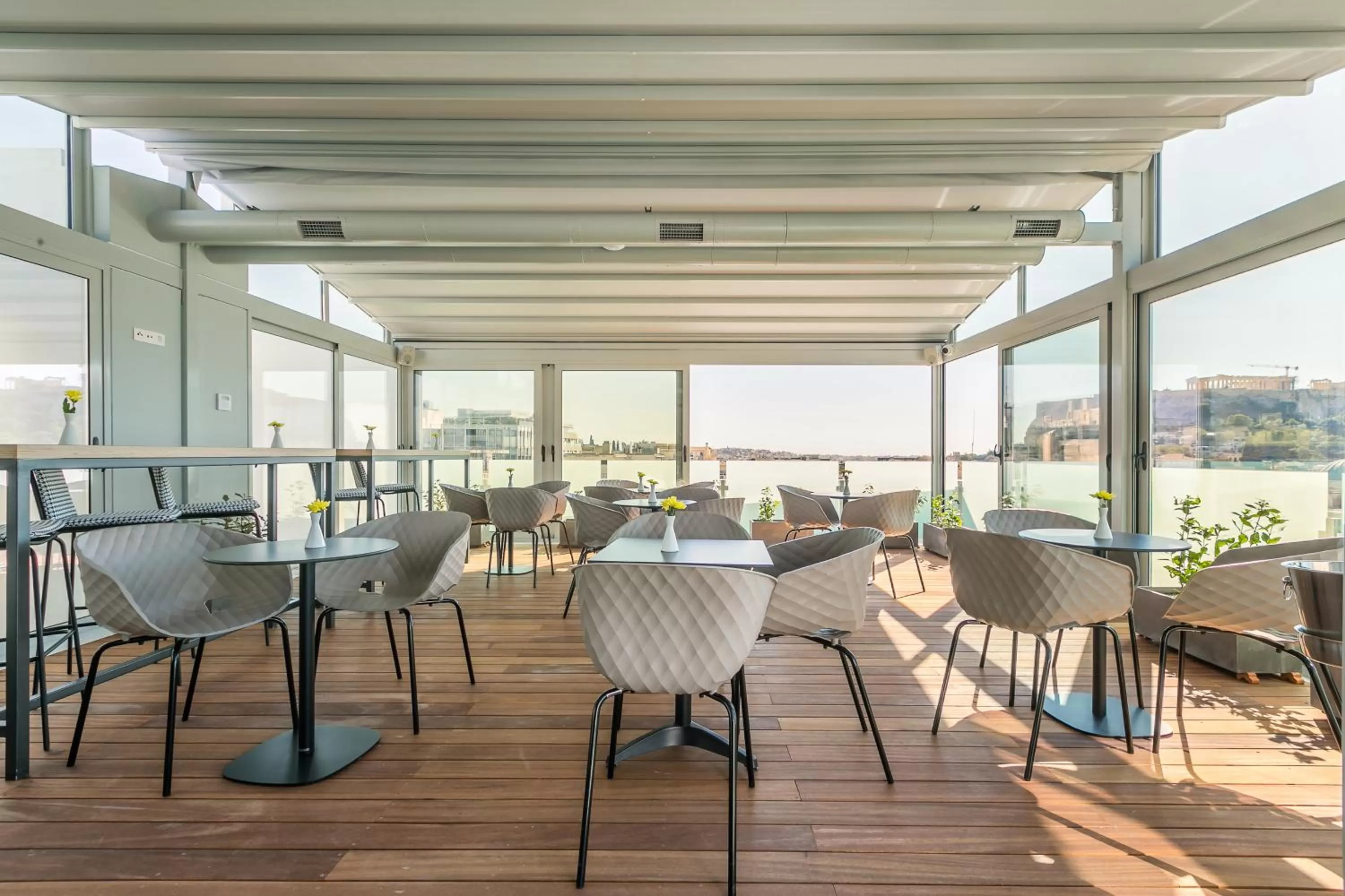 Patio in Athens Cypria Hotel