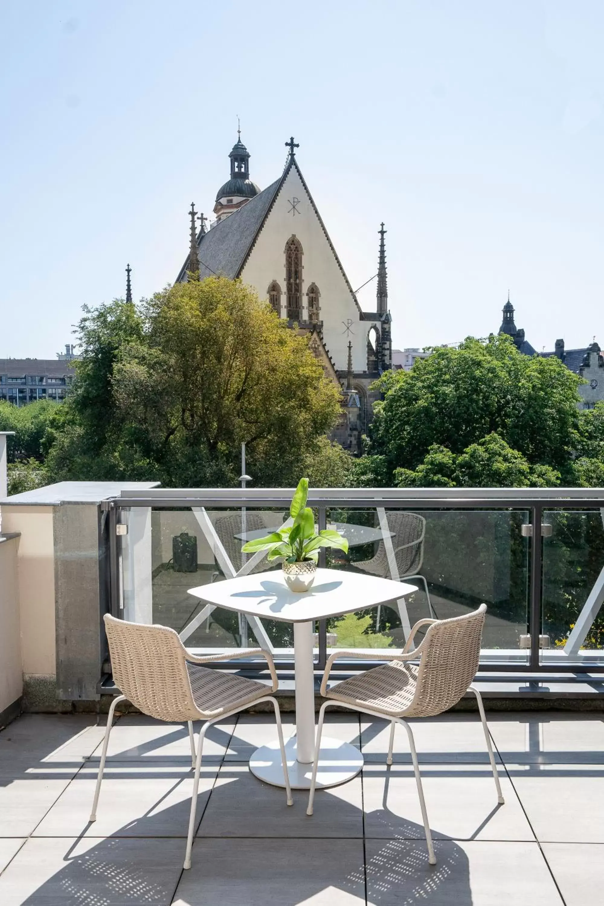 Balcony/Terrace in INNSiDE by Meliá Leipzig