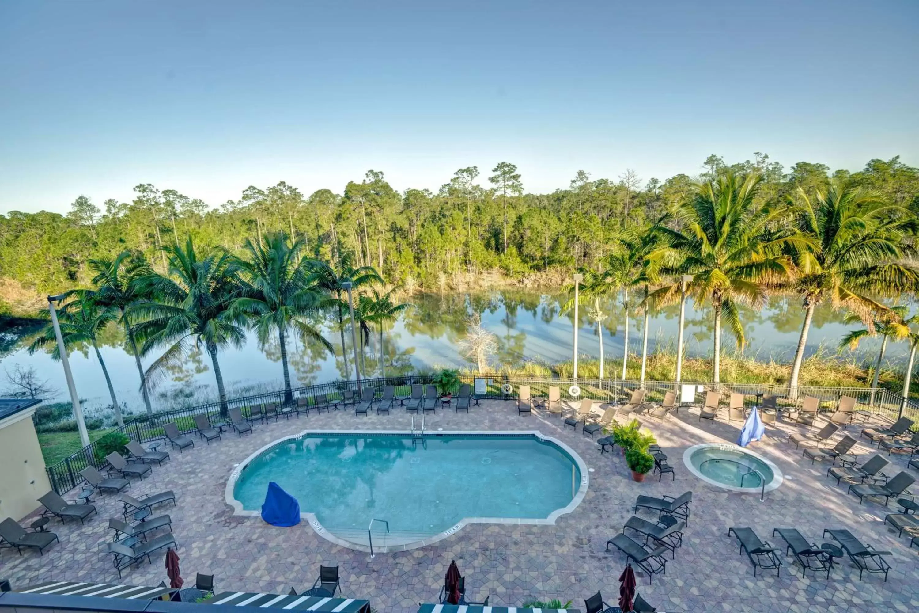 Property building, Pool View in Embassy Suites Fort Myers - Estero