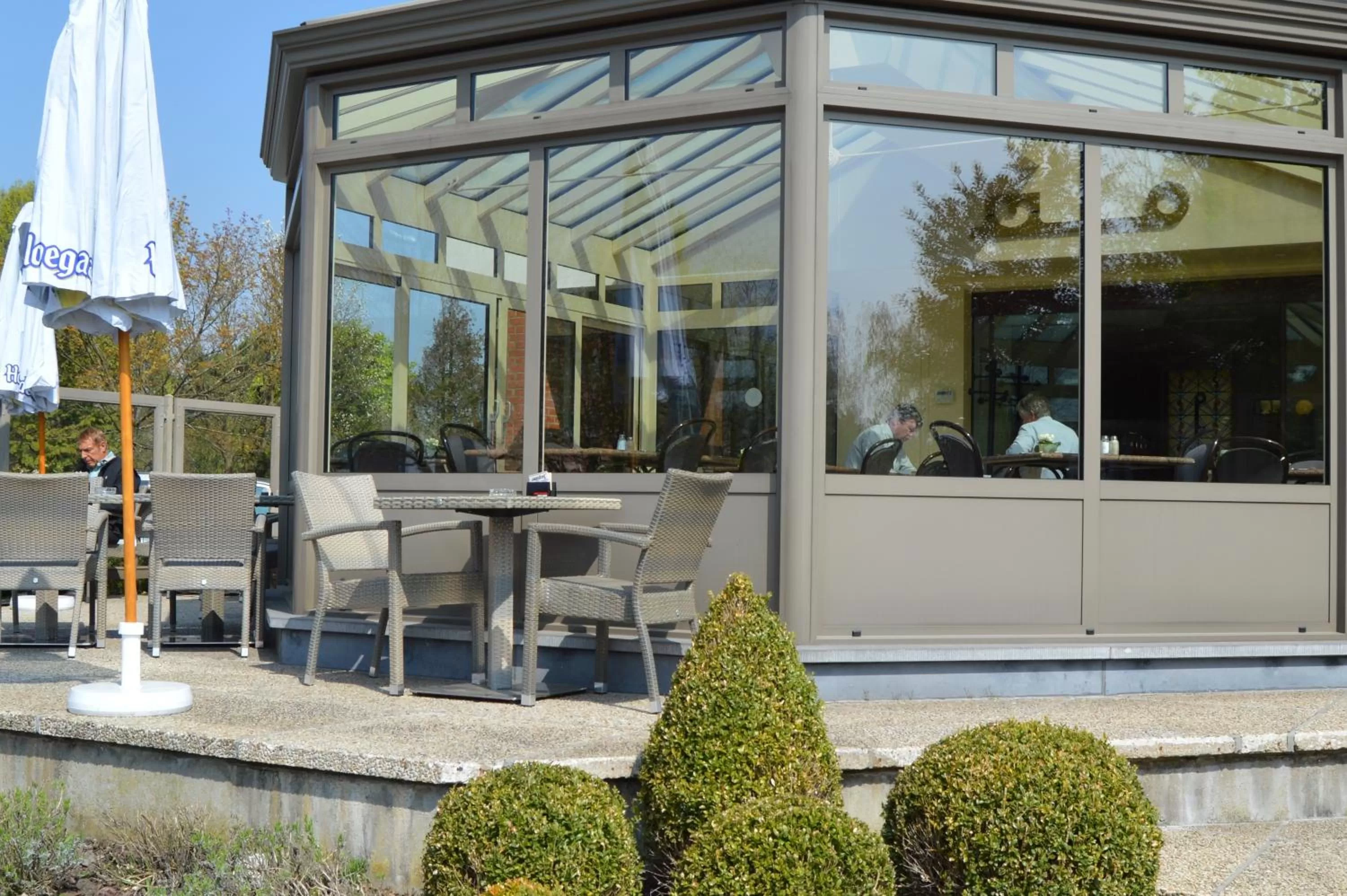 Balcony/Terrace in Hotel Les 3 Cles