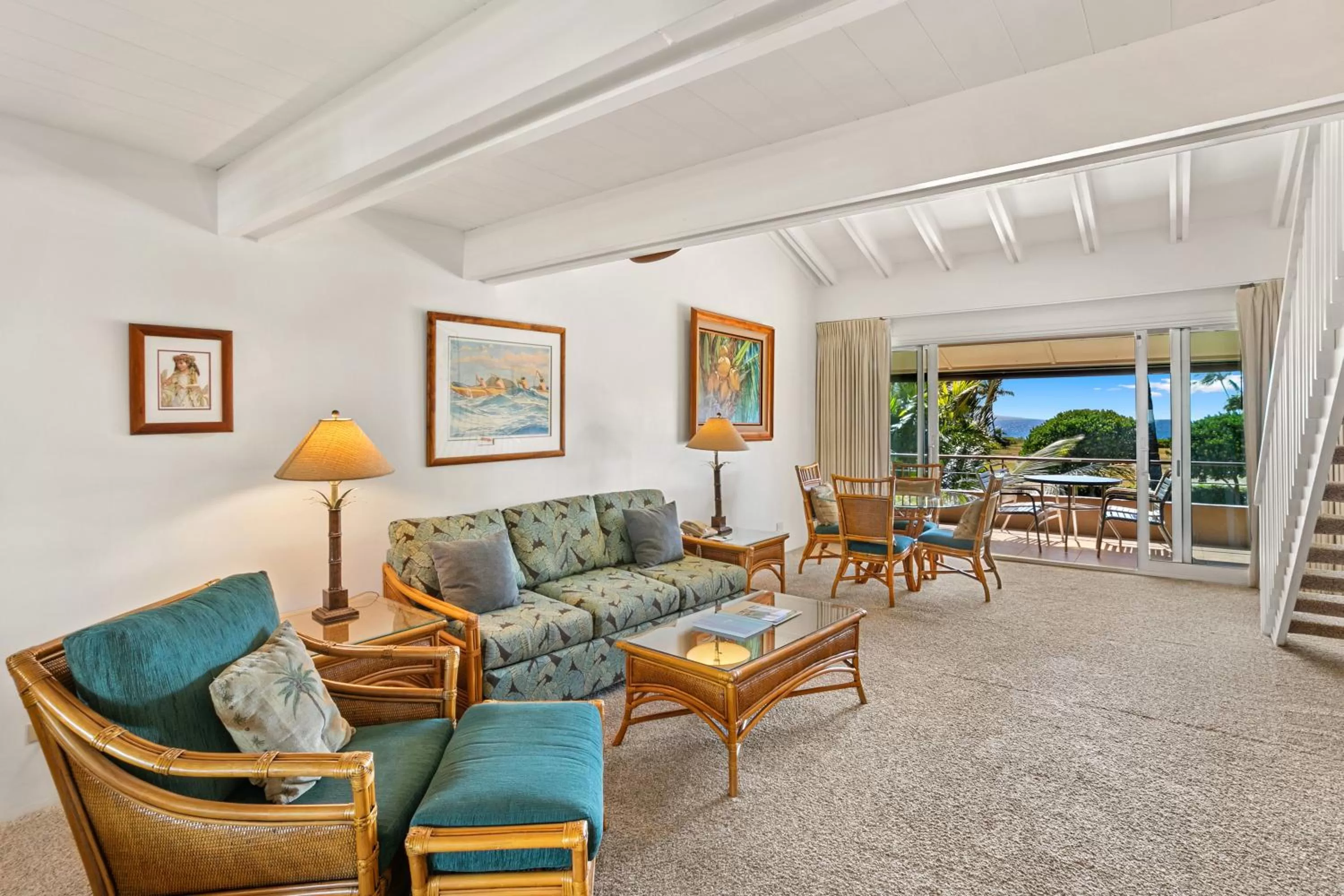 View (from property/room), Seating Area in Aston Maui Kaanapali Villas
