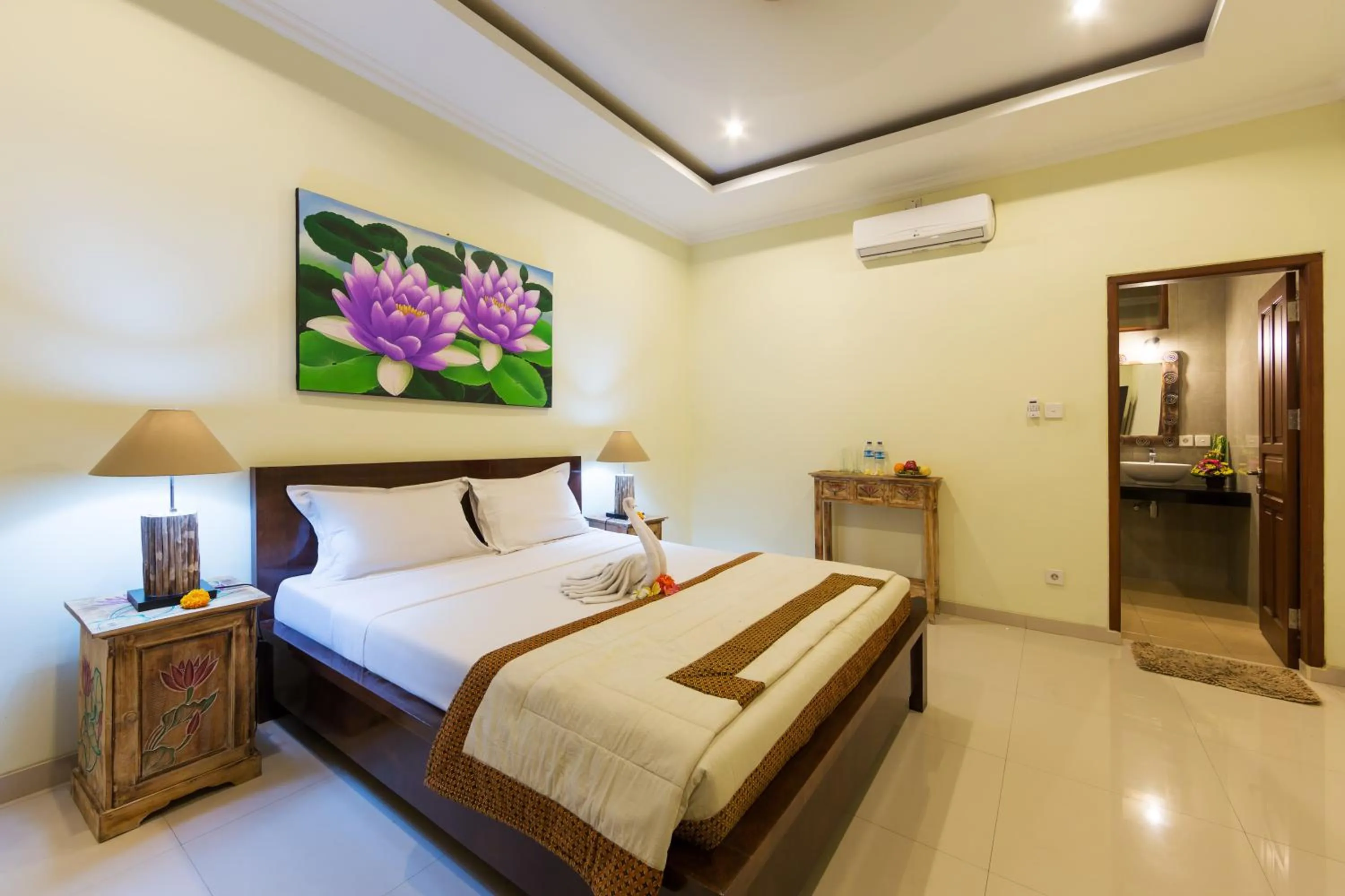 Bed in Padma Ubud Retreat