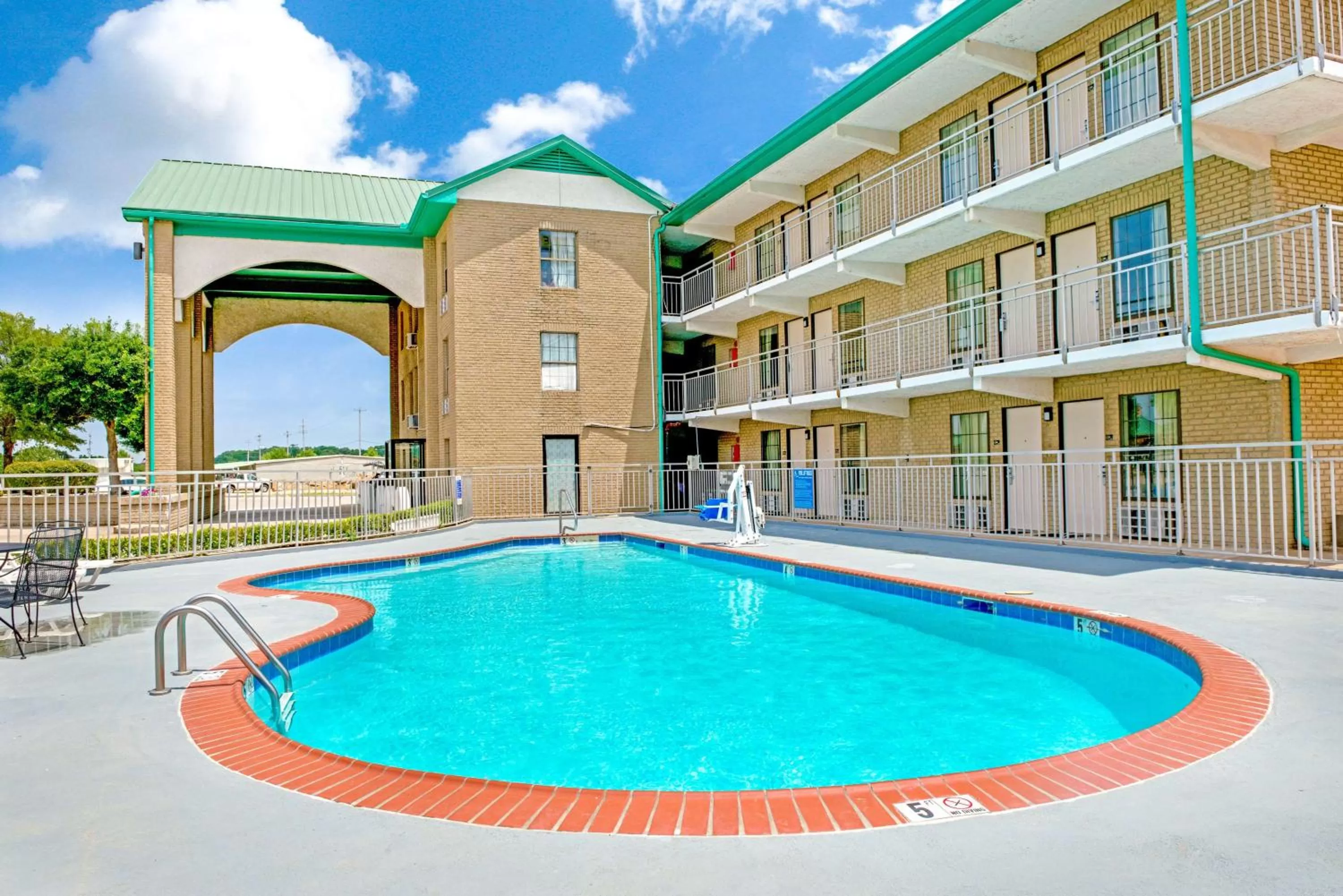 Swimming pool in Super 8 by Wyndham Lakeland
