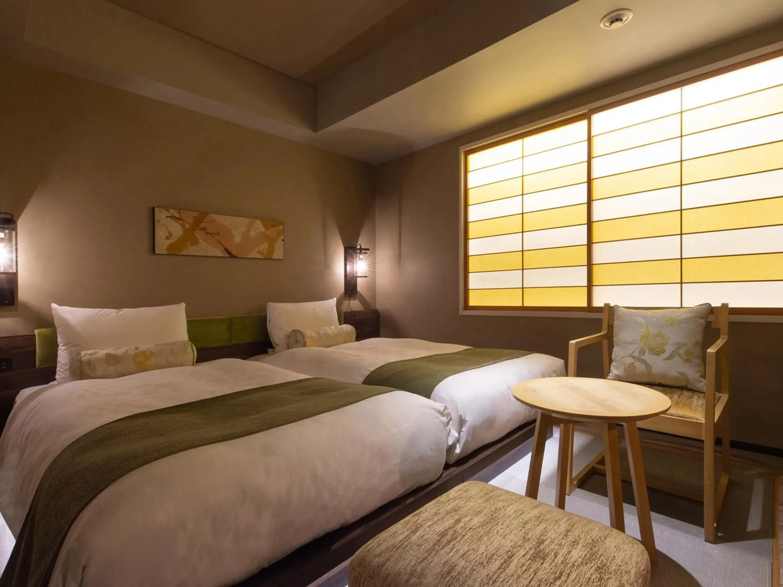 Bed in Hotel Resol Kyoto Kawaramachi Sanjo