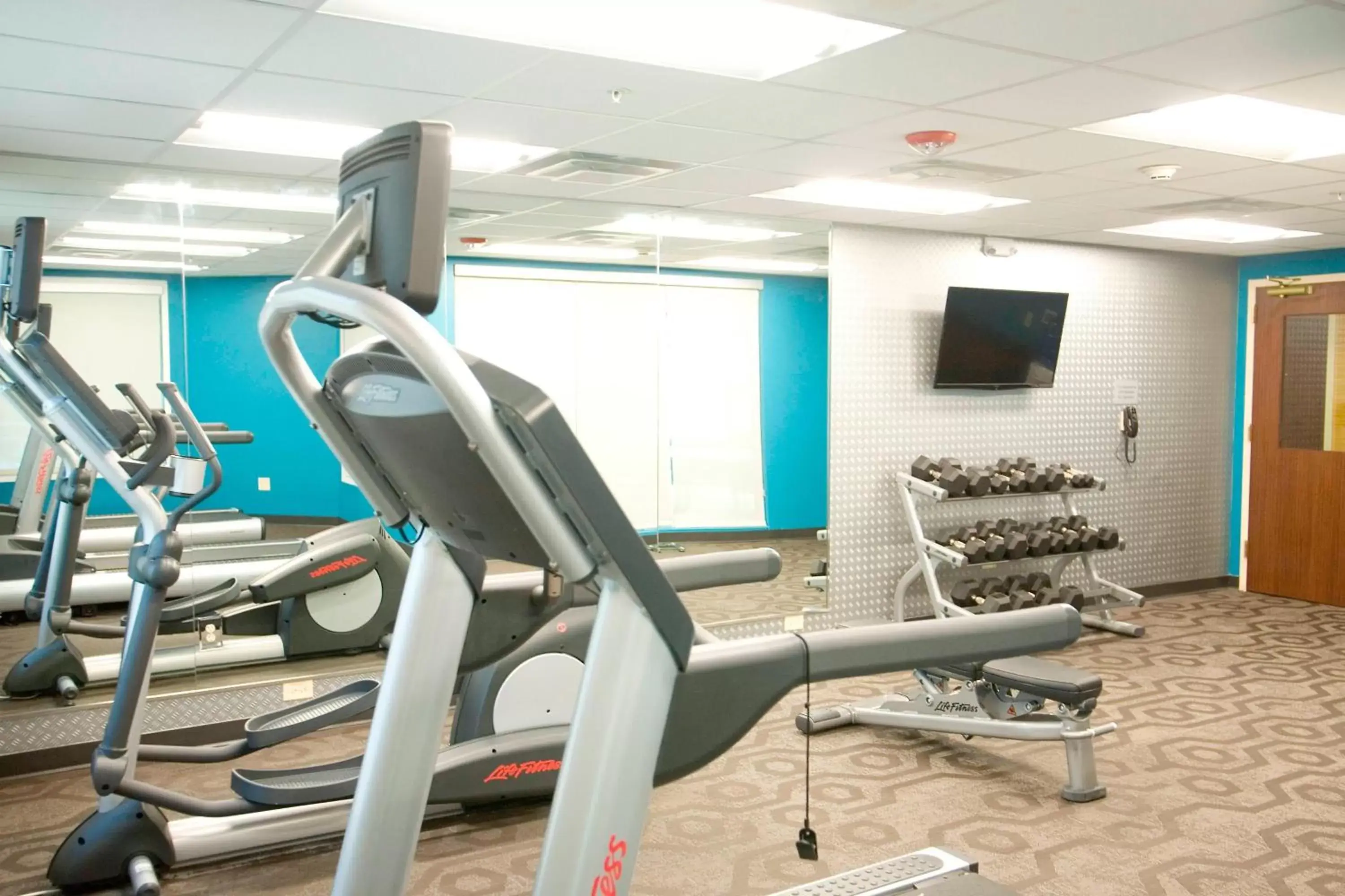 Fitness centre/facilities, Fitness Center/Facilities in Fairfield Inn & Suites by Marriott Chesapeake Suffolk
