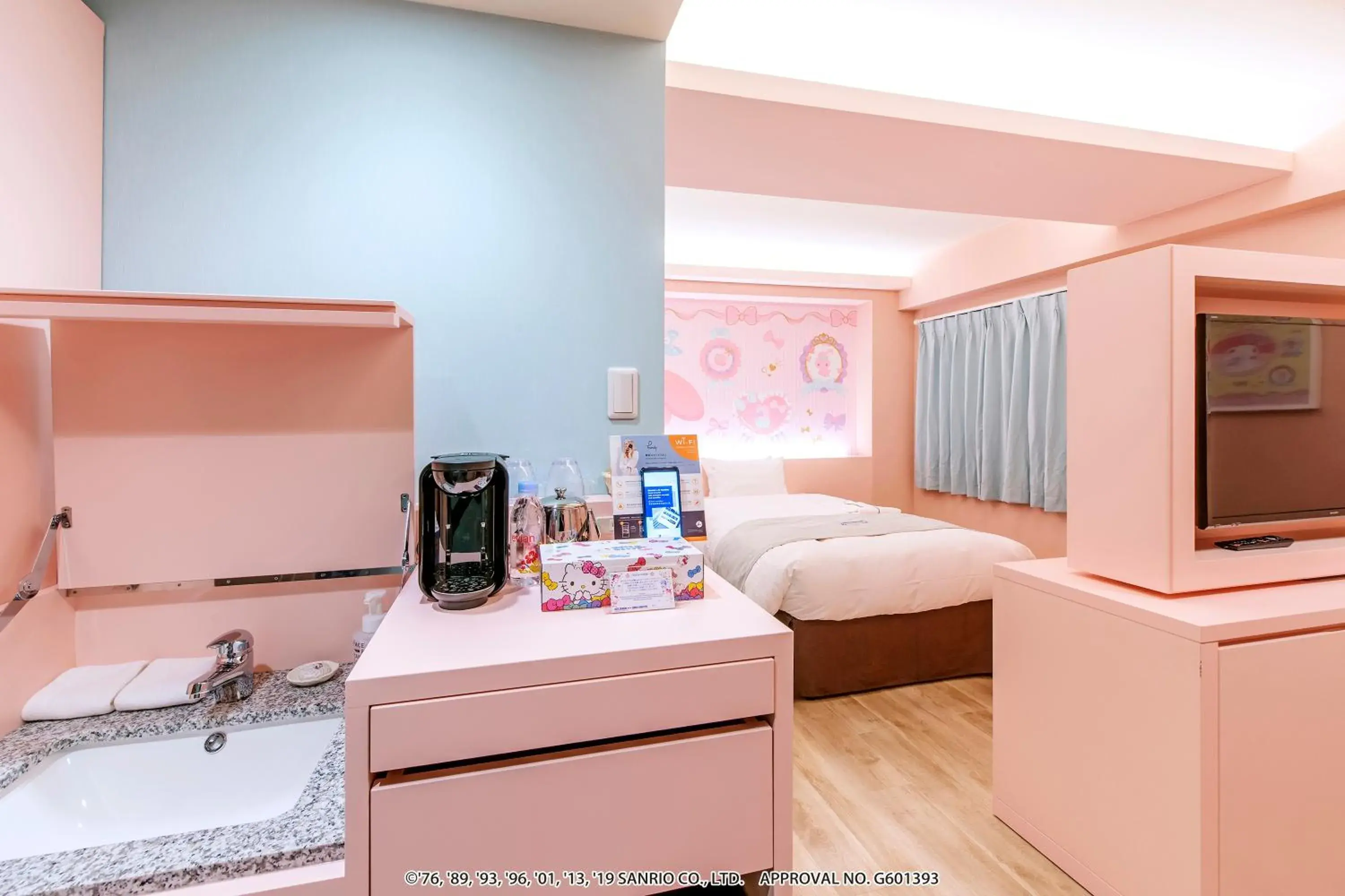 Photo of the whole room in Hotel Okinawa With Sanrio Characters