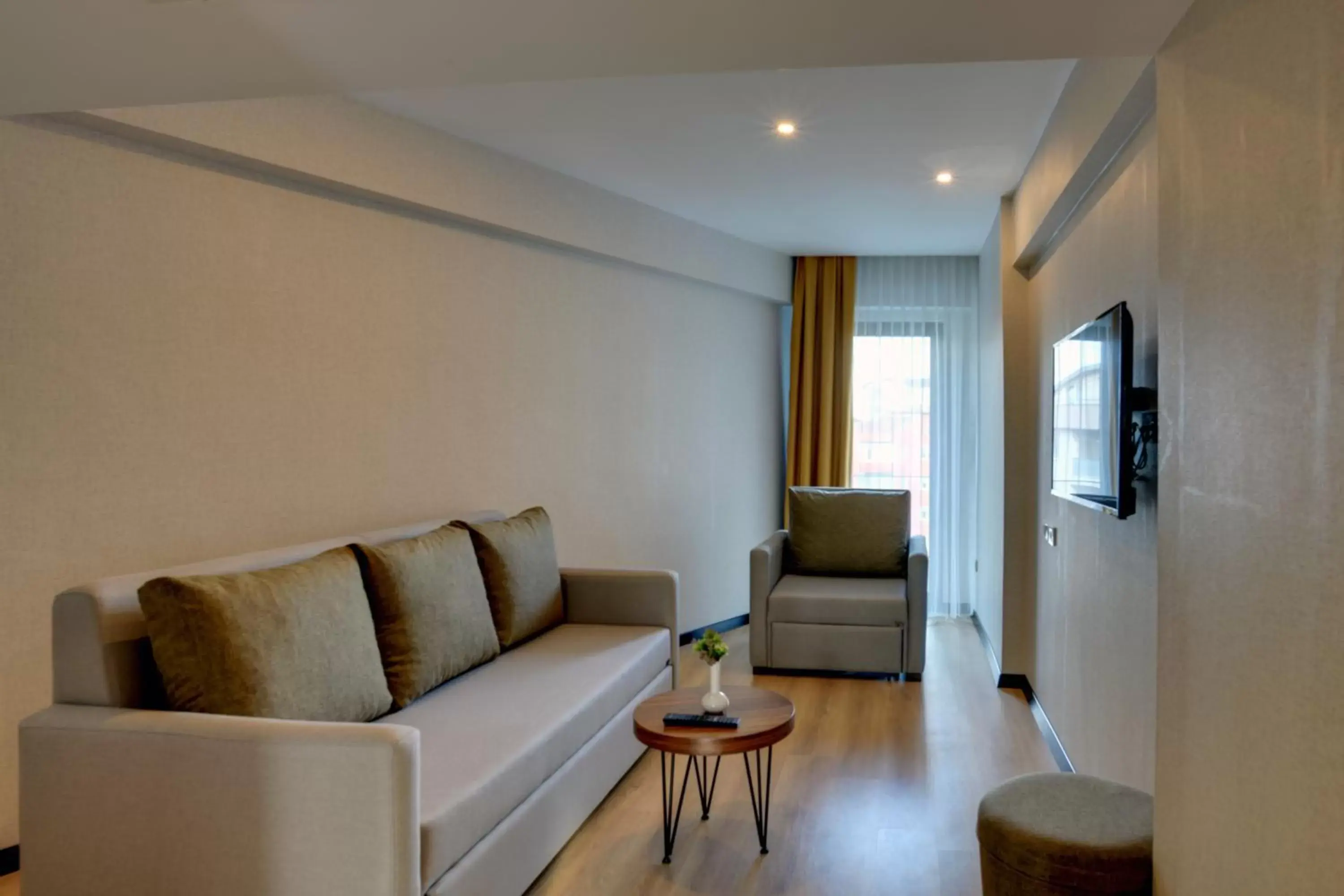 TV and multimedia, Seating Area in Leo Suites