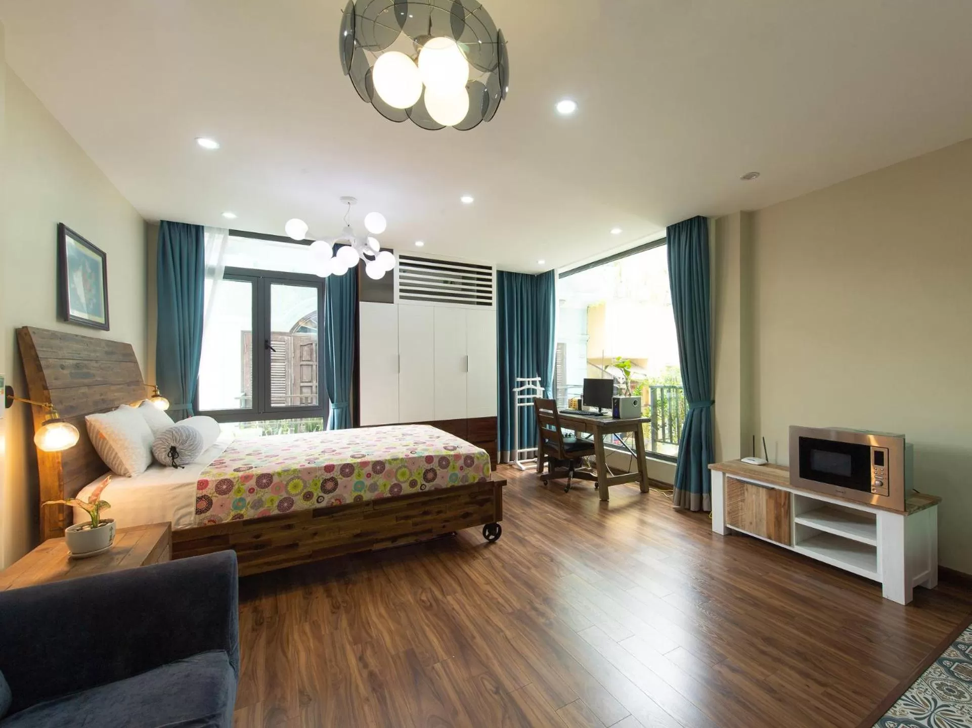 Bed in Auntie Liên's Homestay