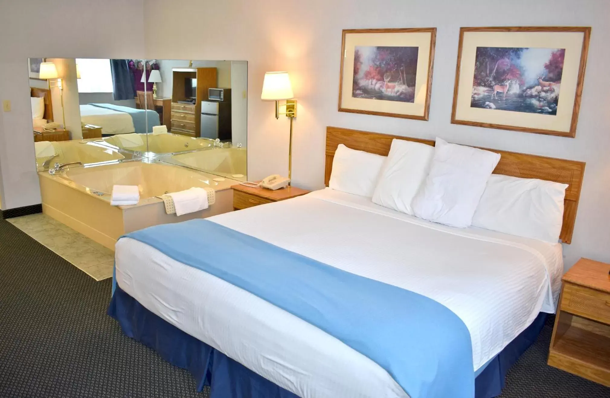 Bed in Americas Best Value Inn & Suites - Tahquamenon Country