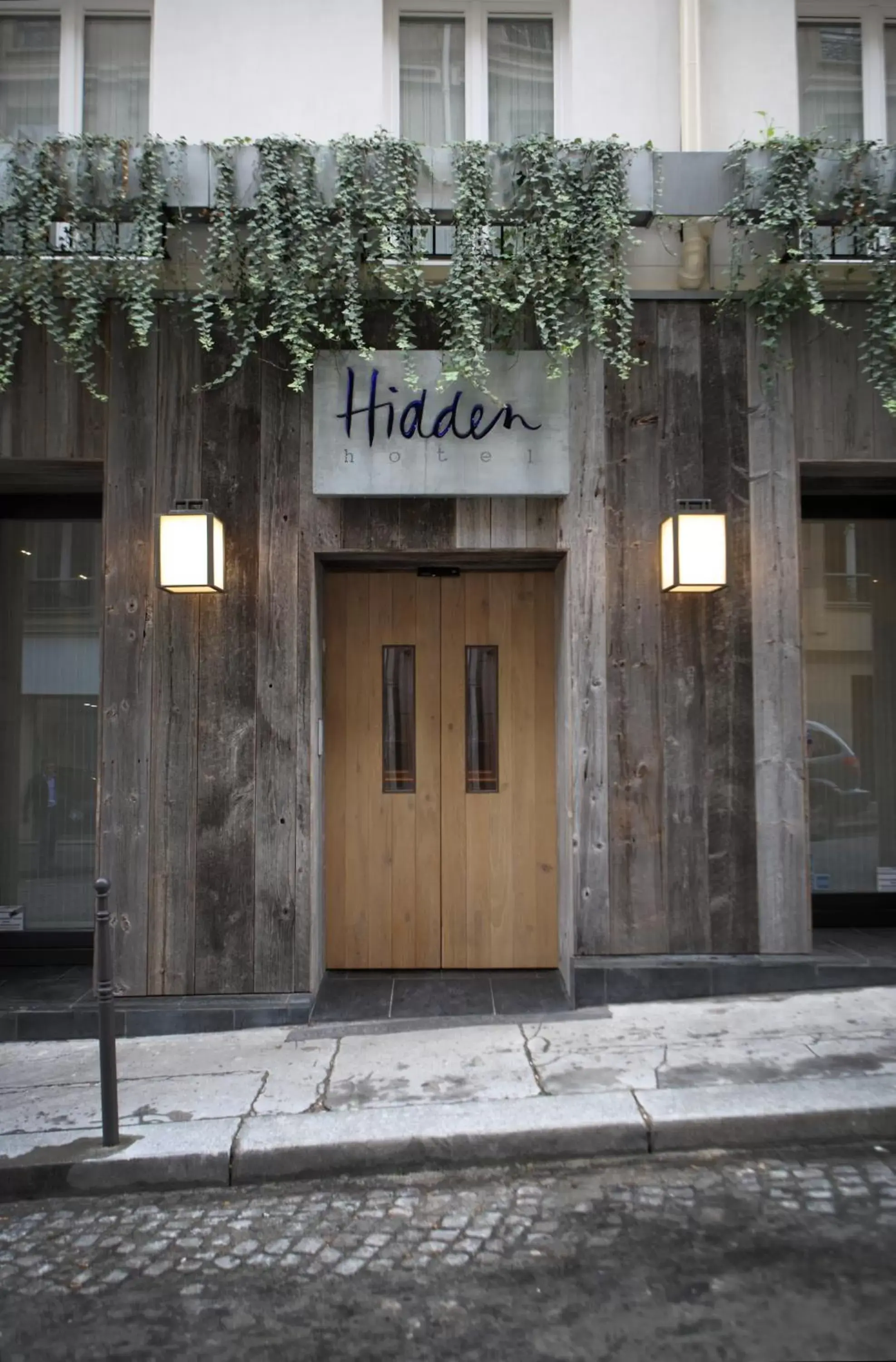 Facade/entrance in Hidden Hotel
