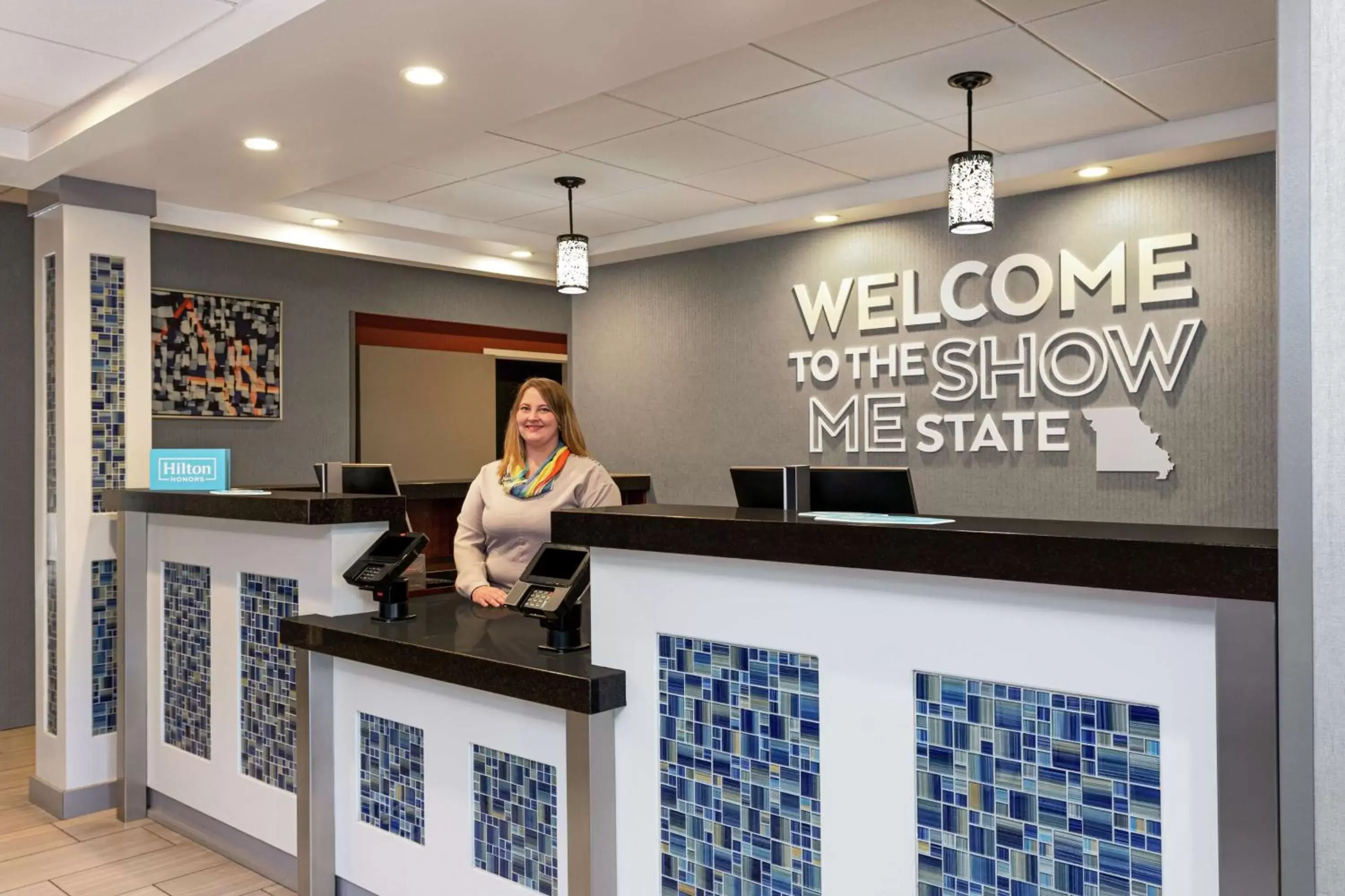 Lobby or reception, Lobby/Reception in Hampton Inn Kansas City Blue Springs