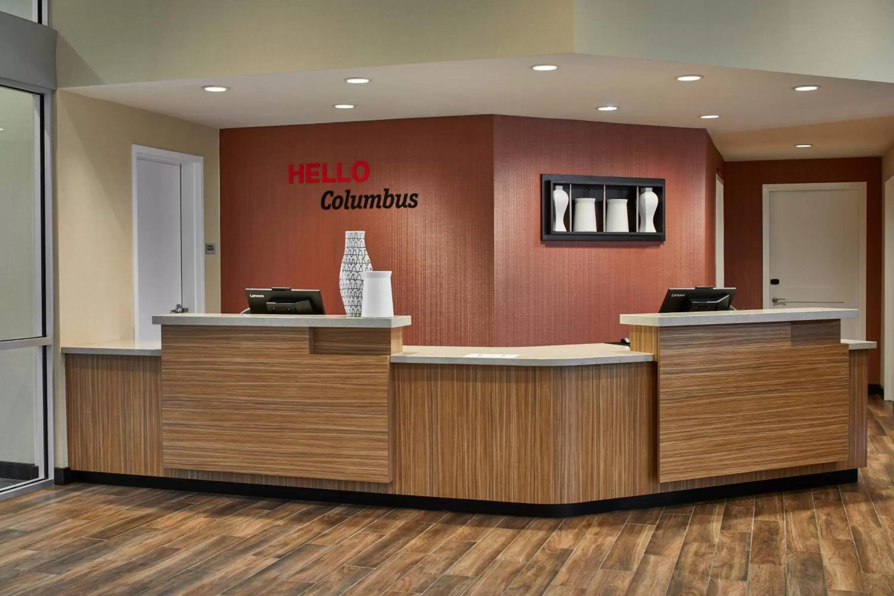 Lobby or reception, Lobby/Reception in TownePlace Suites by Marriott Columbus North - OSU