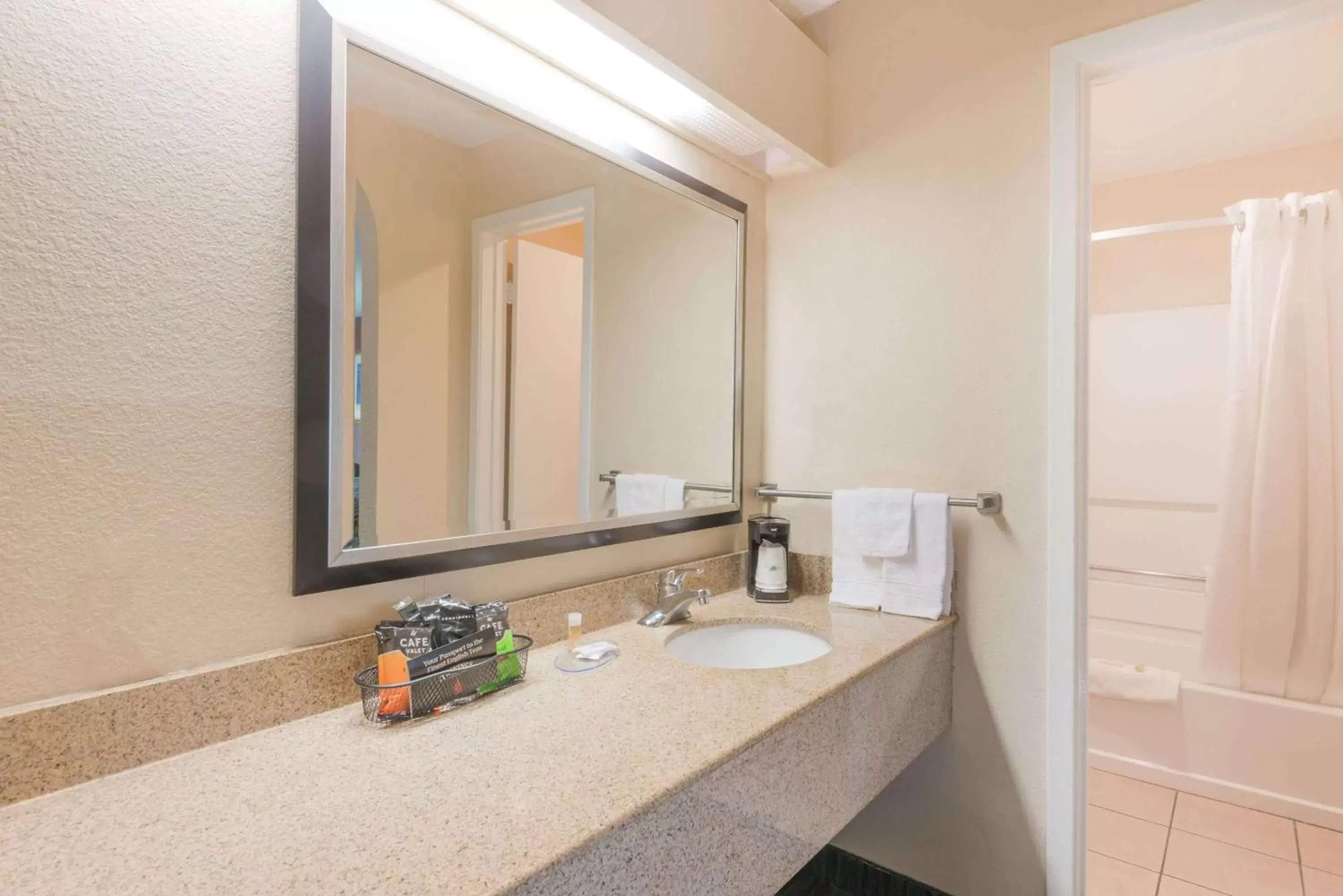 Bathroom in Days Inn by Wyndham New Braunfels