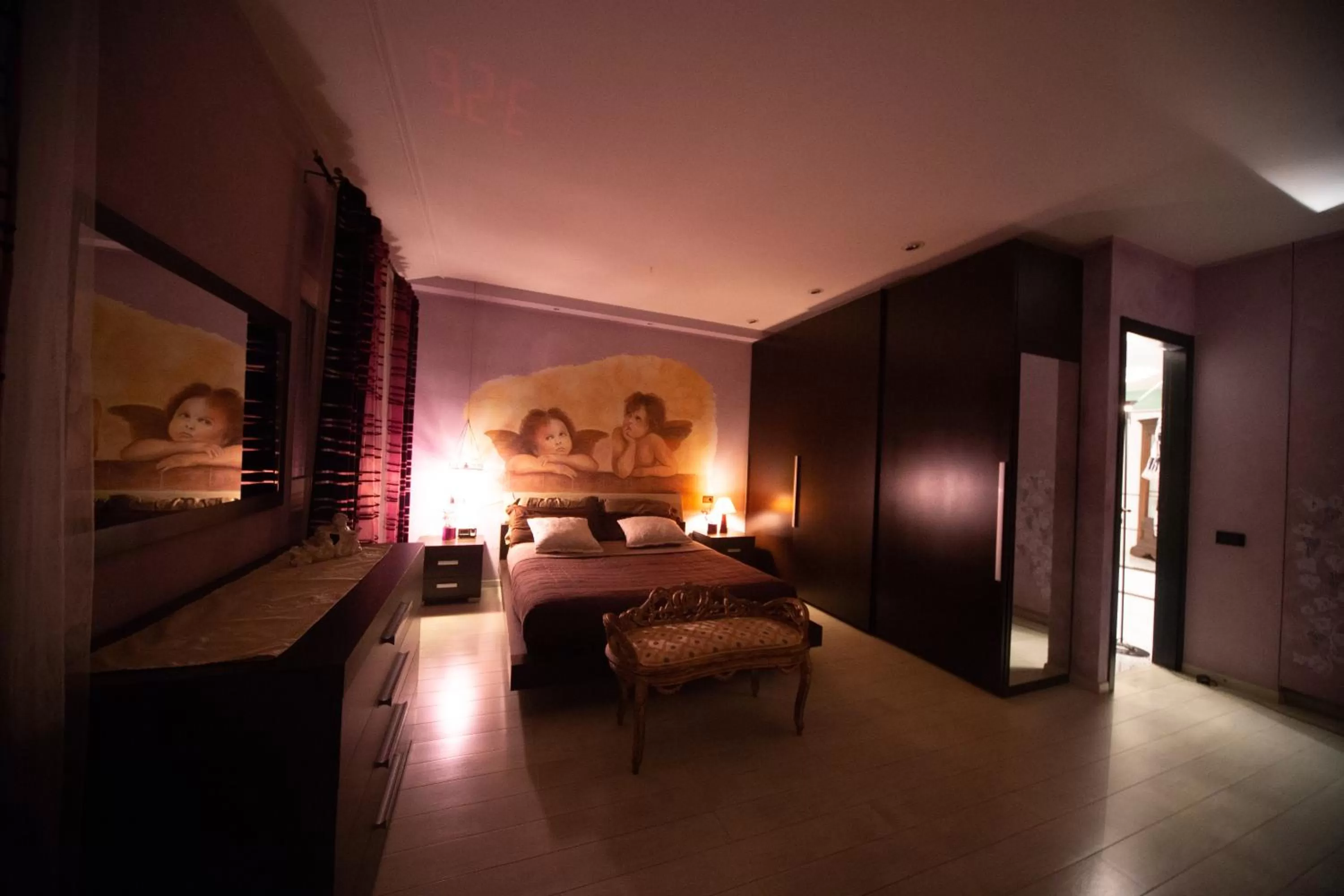 Bedroom, Bed in Villa Buzzi