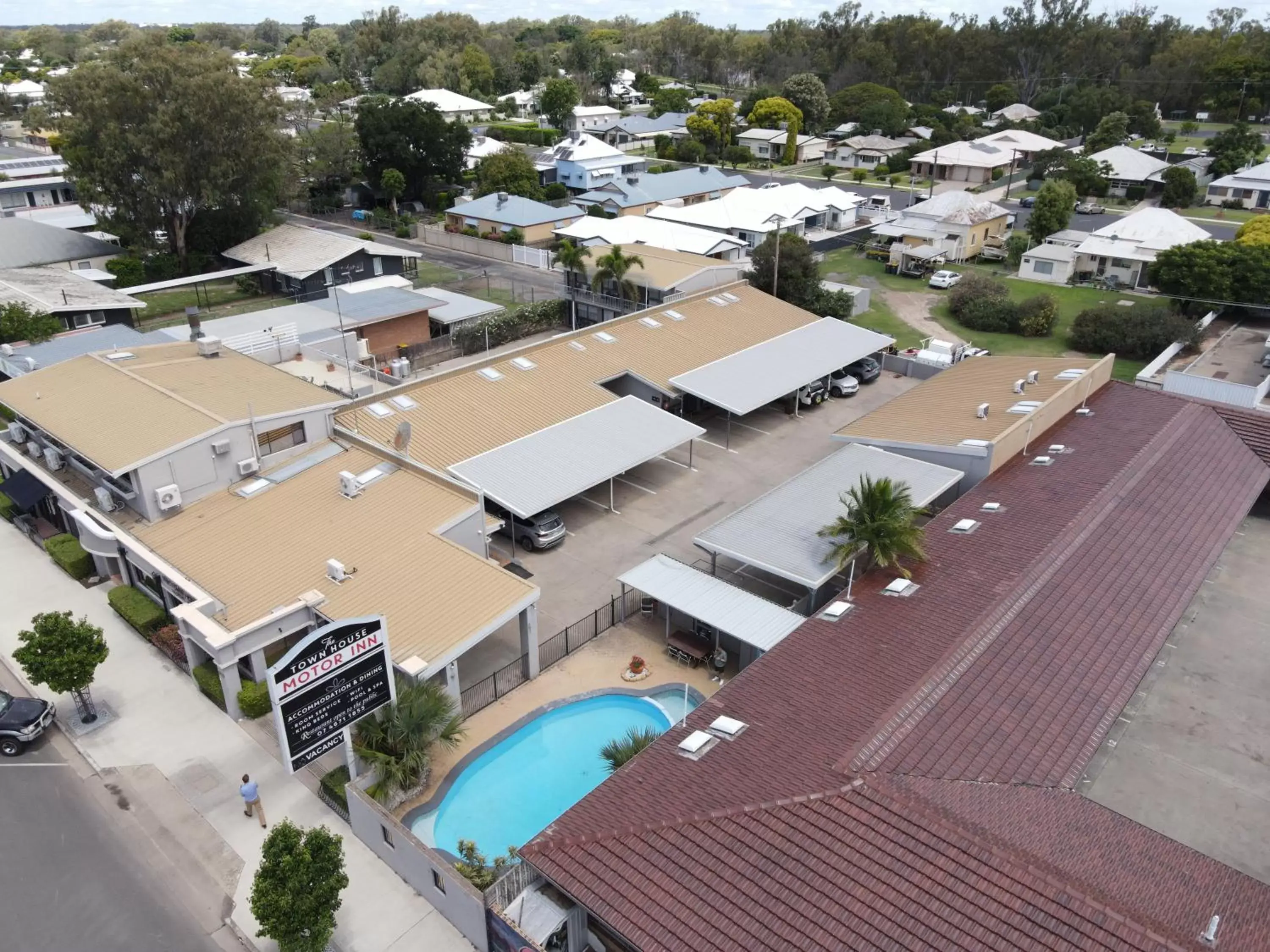 Bird's-eye View in The Town House Motor Inn