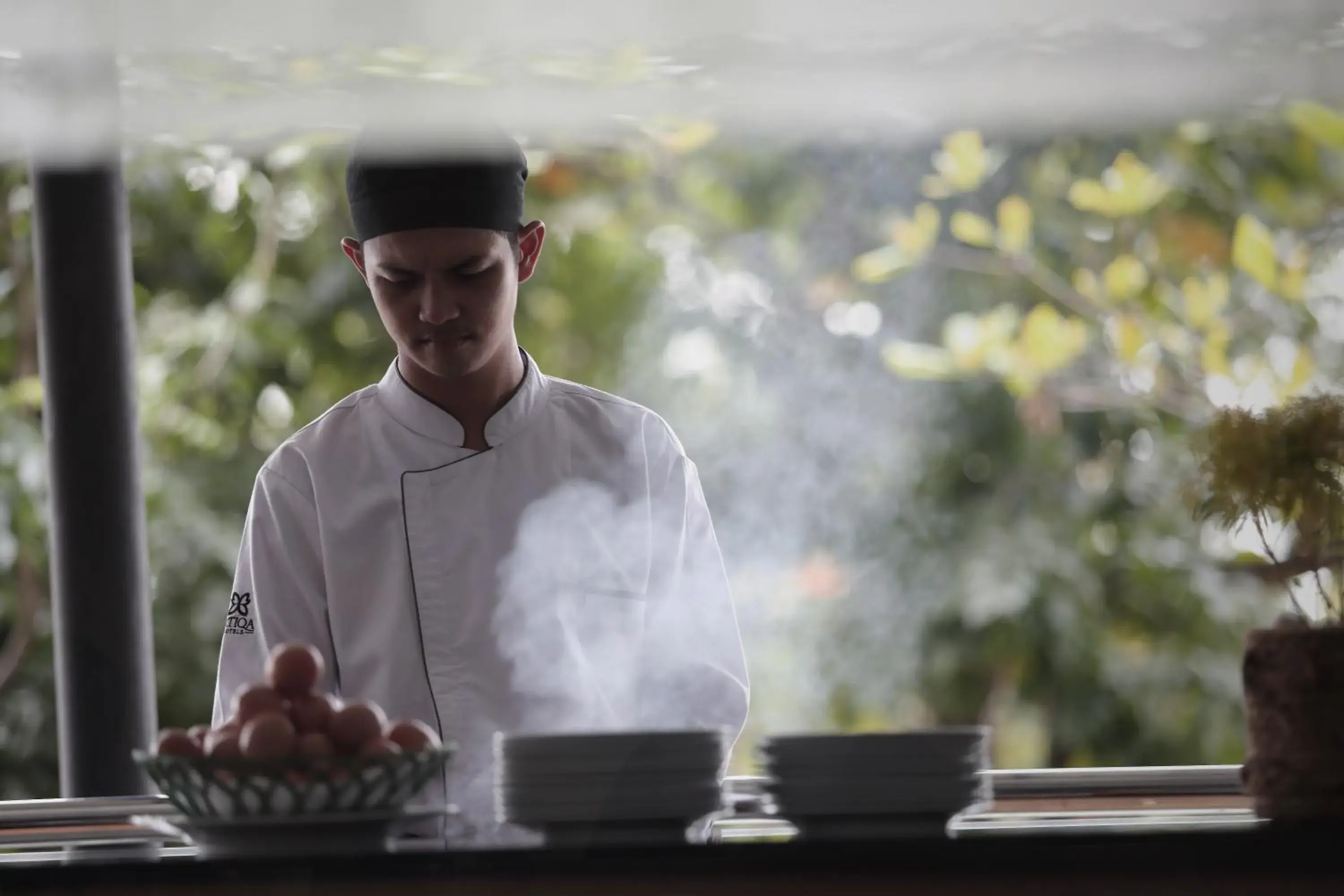 Staff in Batiqa Hotel Palembang