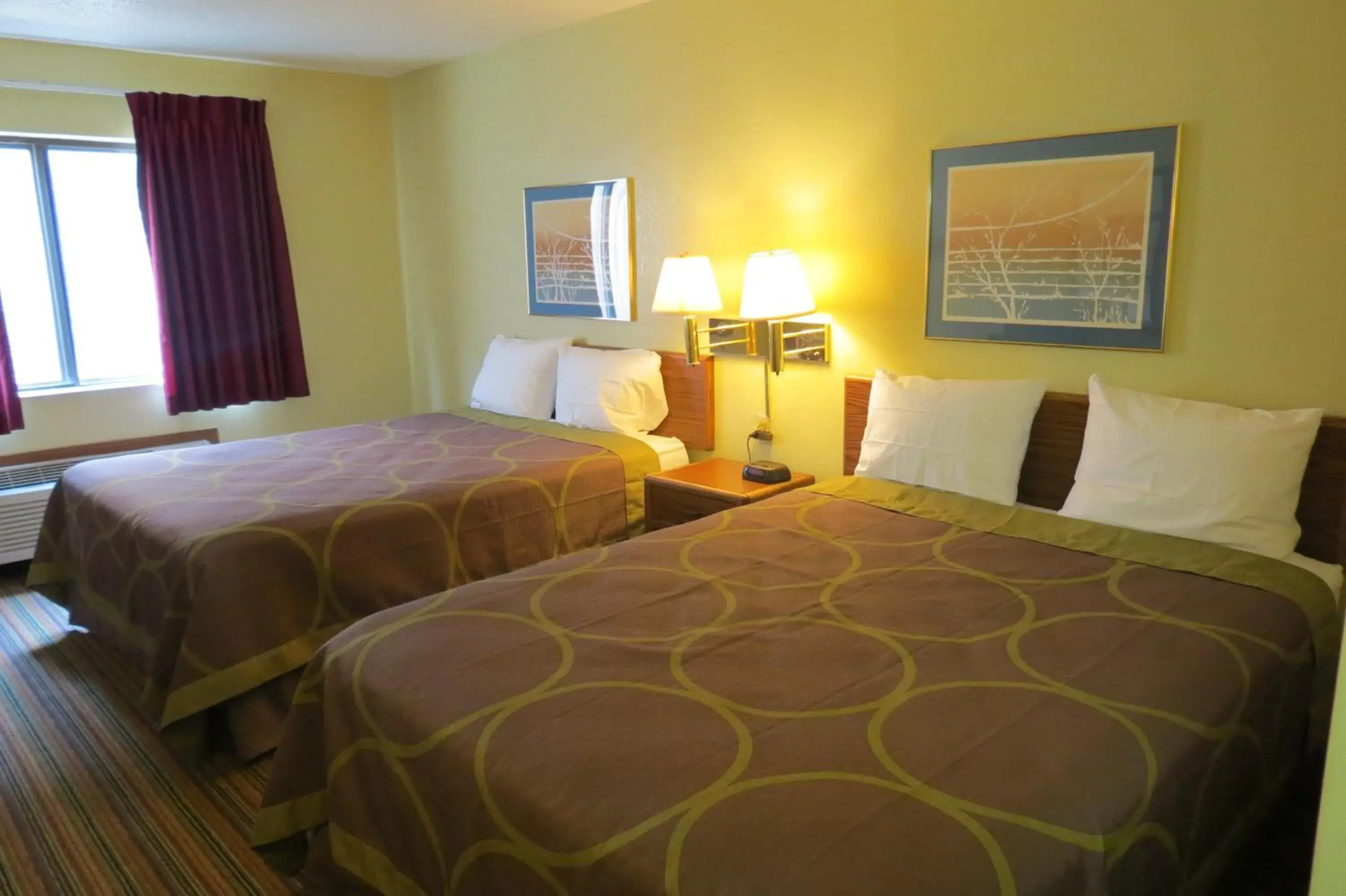 Bed in Super 8 by Wyndham Evansville East