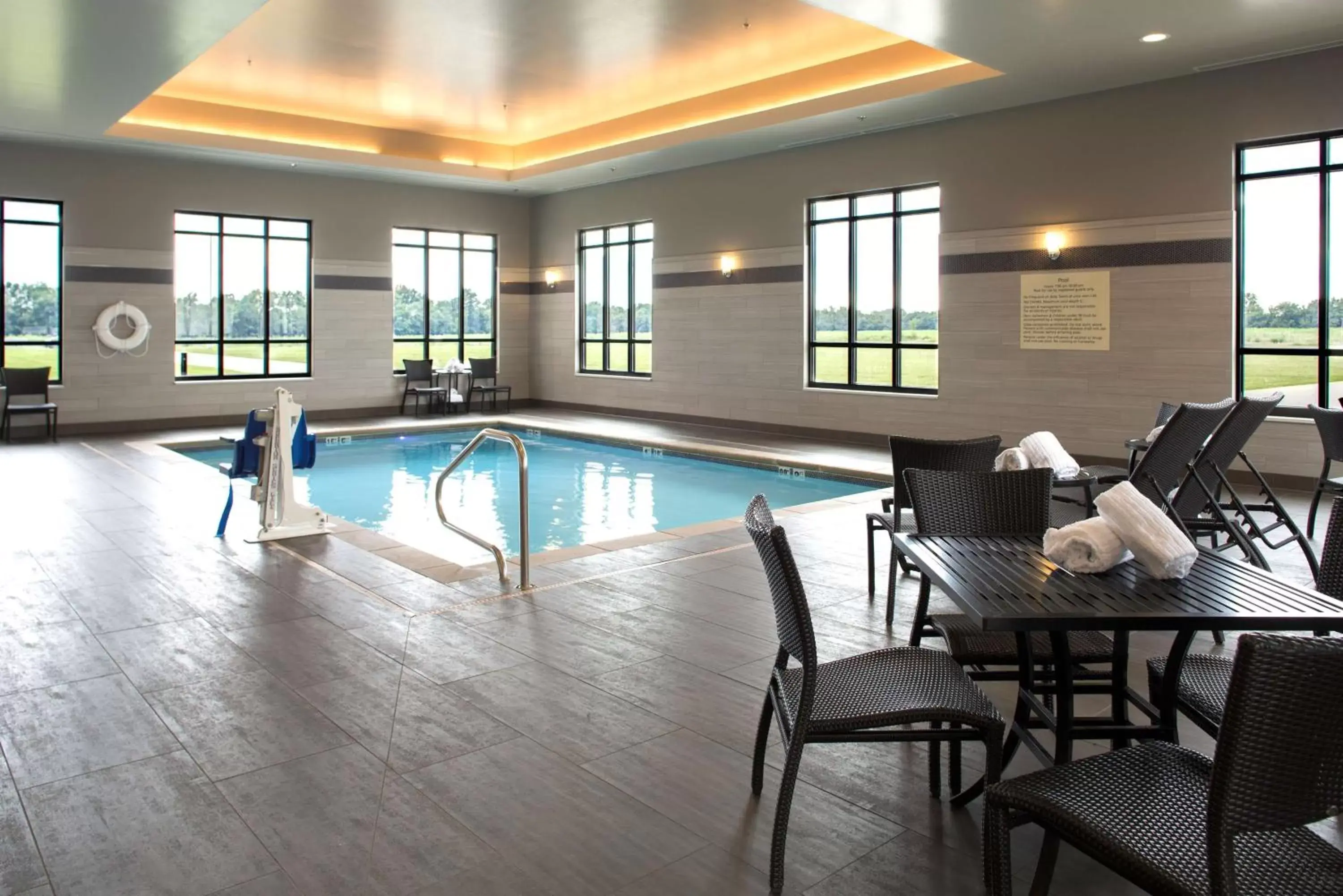 Pool view, Swimming Pool in Hampton Inn & Suites Pittsburg Kansas Crossing