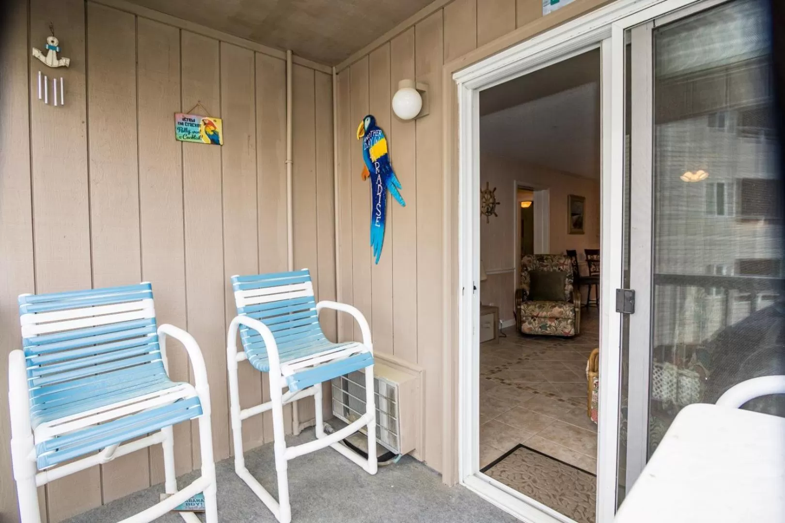 Patio in Beach Vacation Condos