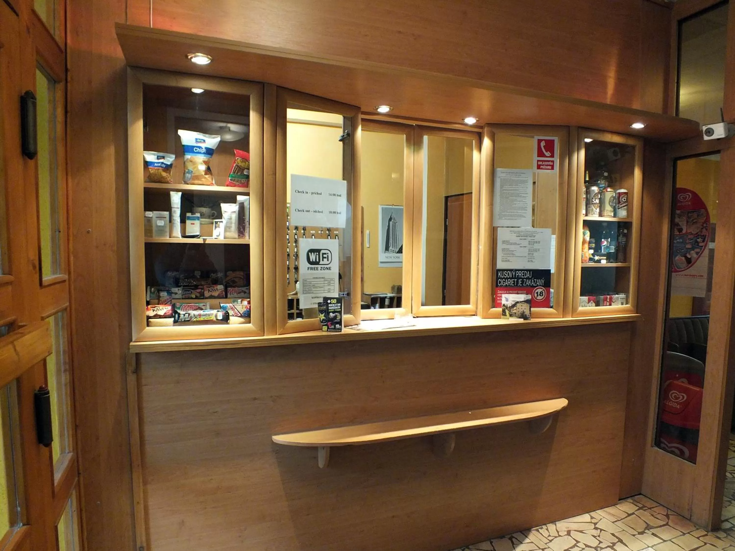 Lobby or reception in Hotel Garni