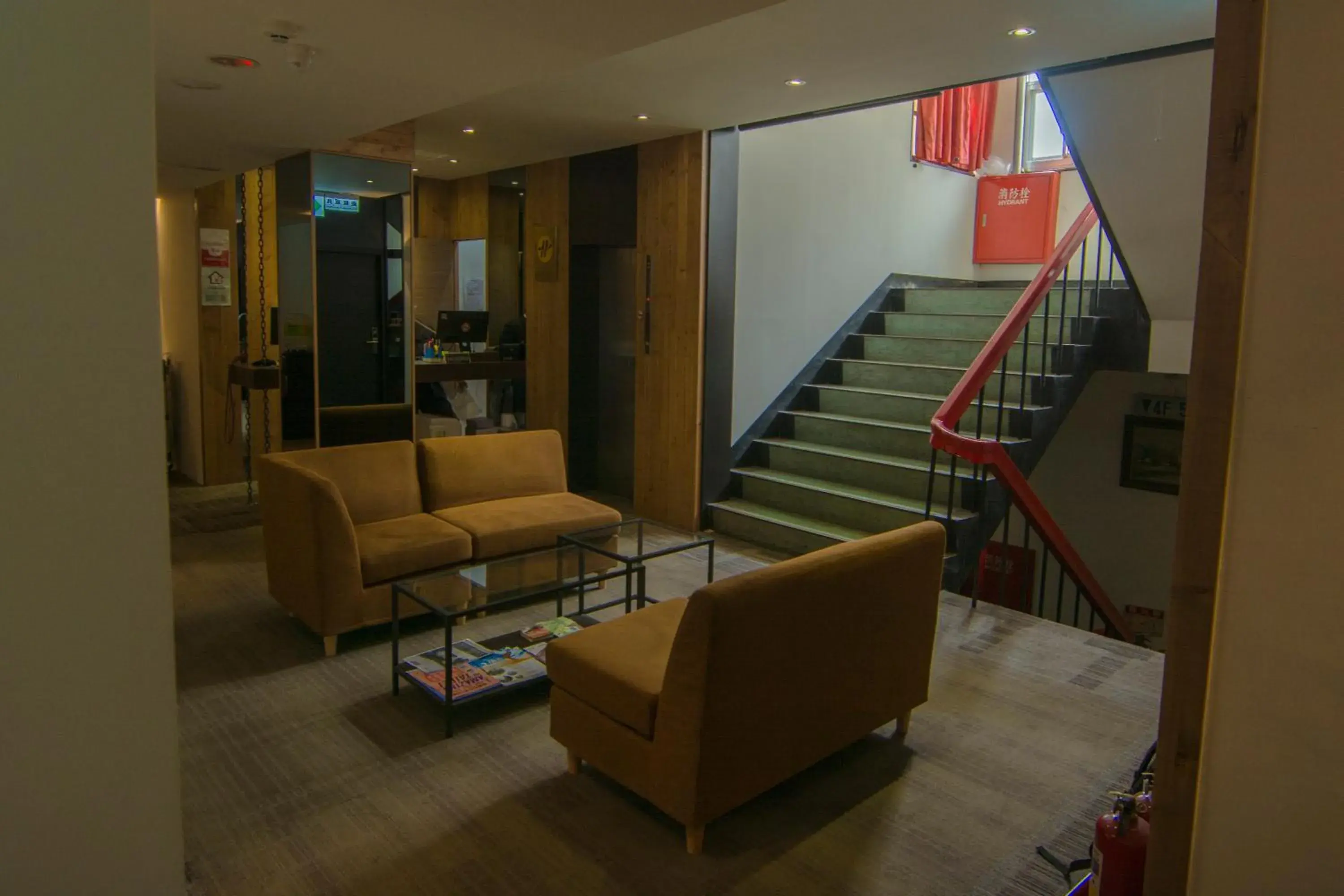 Lobby or reception in O2 Hotel Taipei Main Station Lobby or reception in O2 Hotel Taipei Main Station