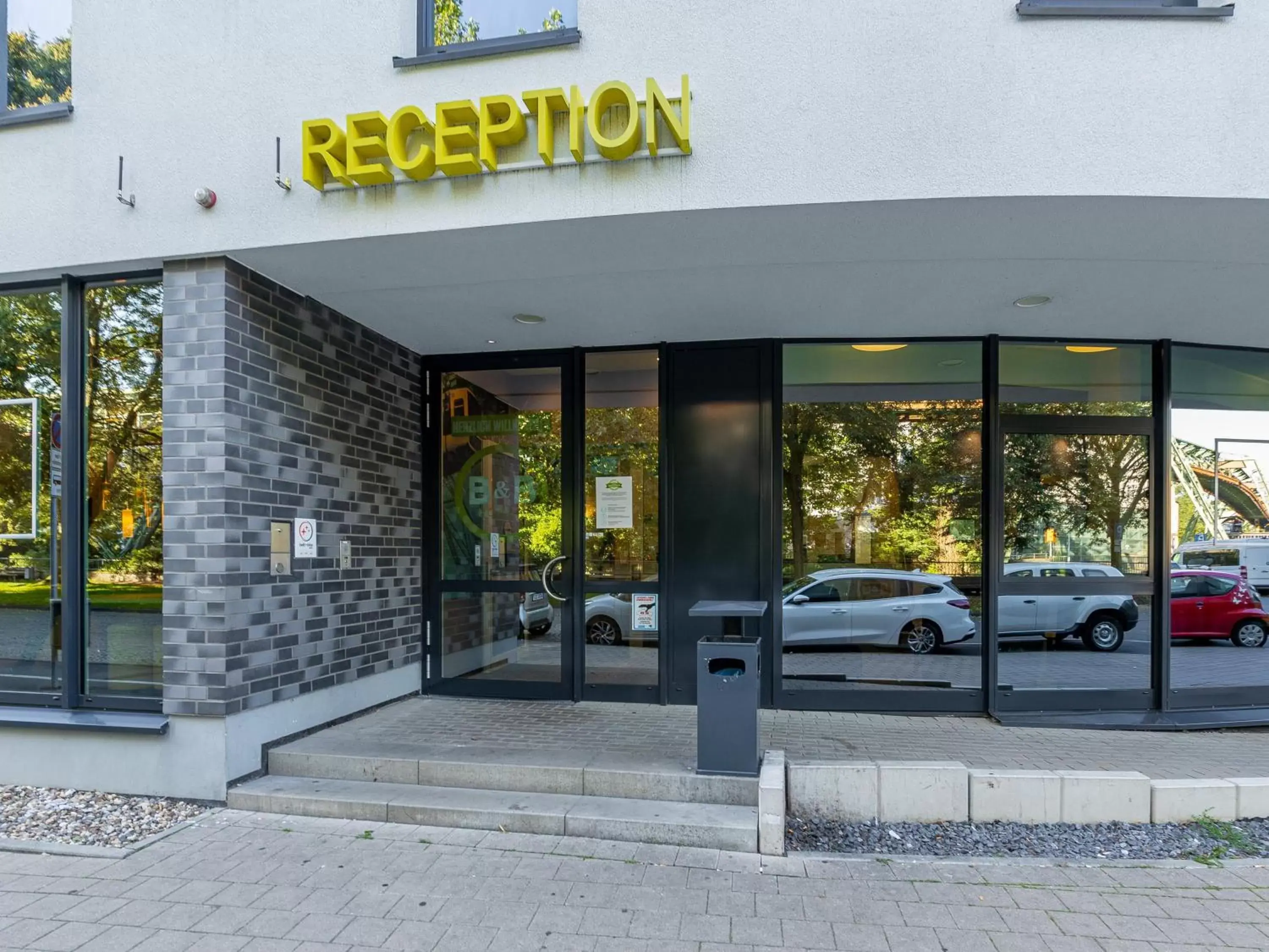 Property building in B&B Hotel Wuppertal