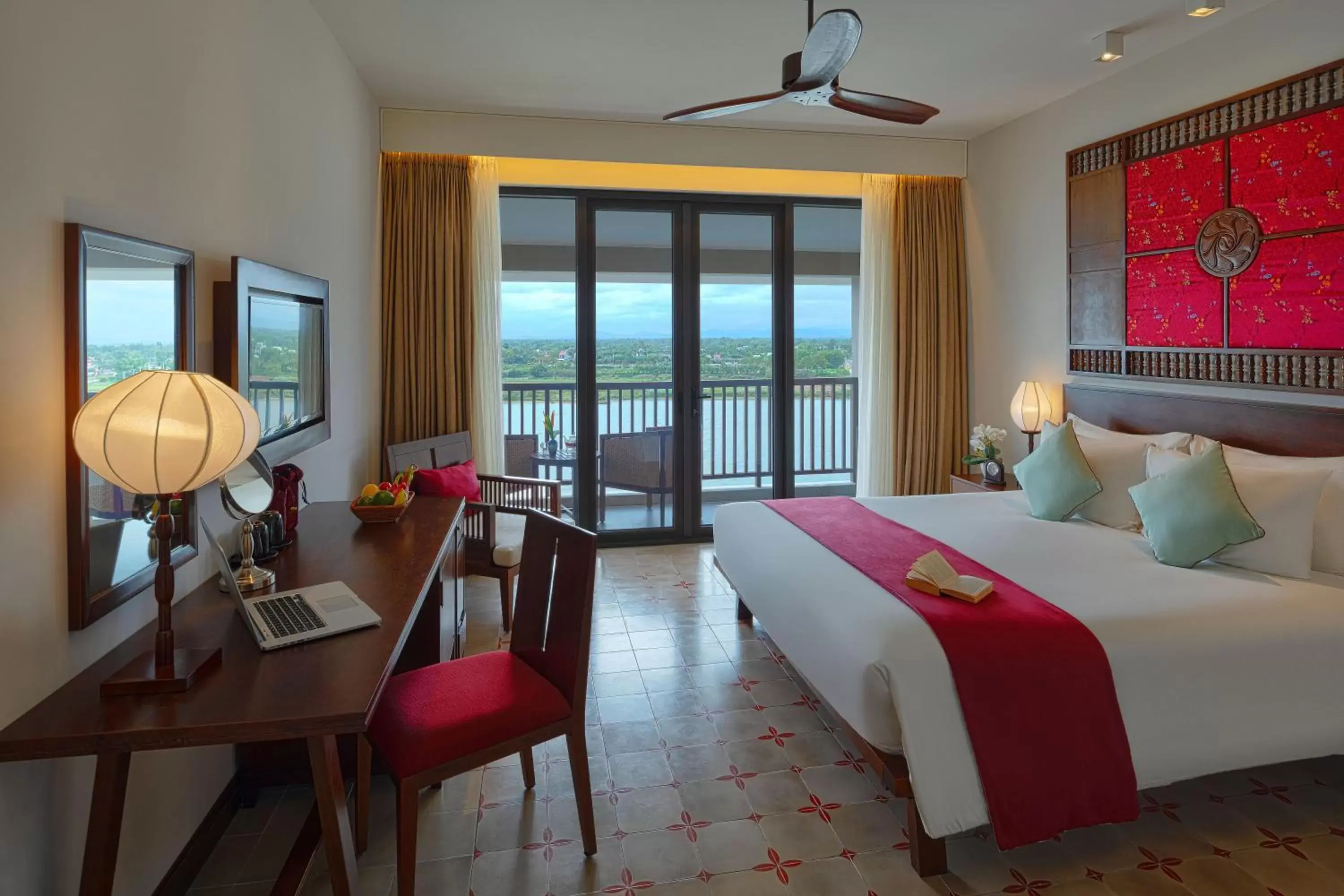 Bed in RiverTown Hoi An Resort & Spa Bed in RiverTown Hoi An Resort & Spa