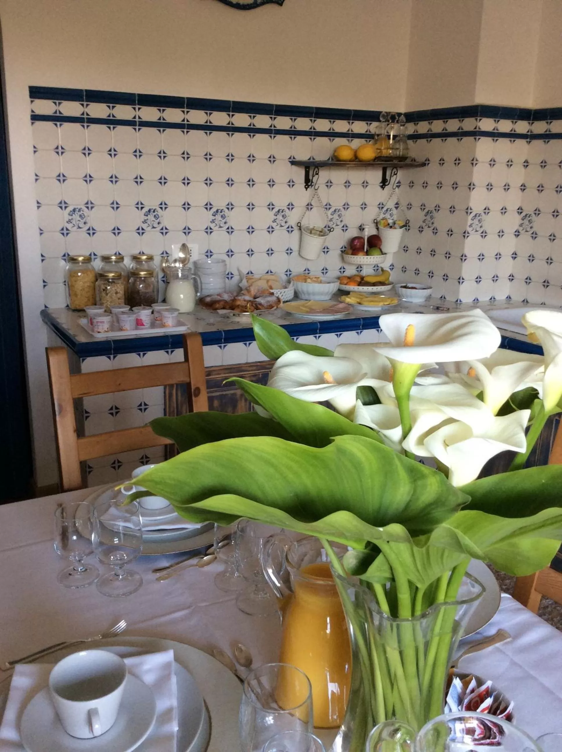 Food and drinks in B&B Via Dei Templi